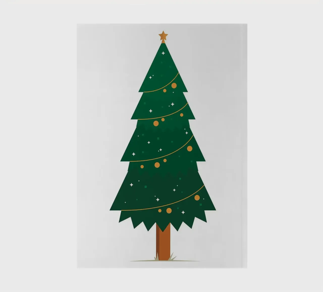 Xmas Tree notebook by Brandi N Huskey