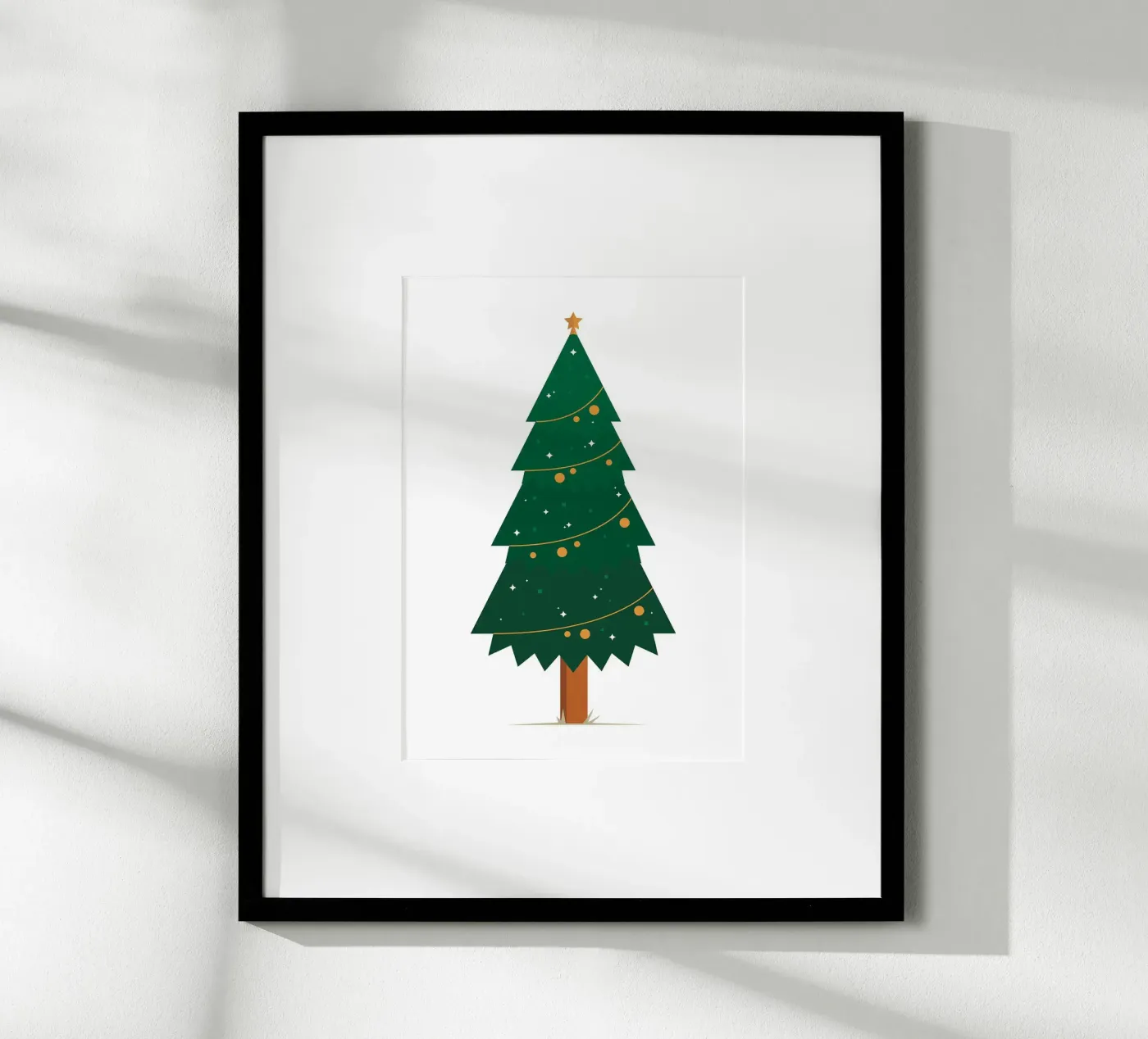 Xmas Tree poster by Brandi N Huskey