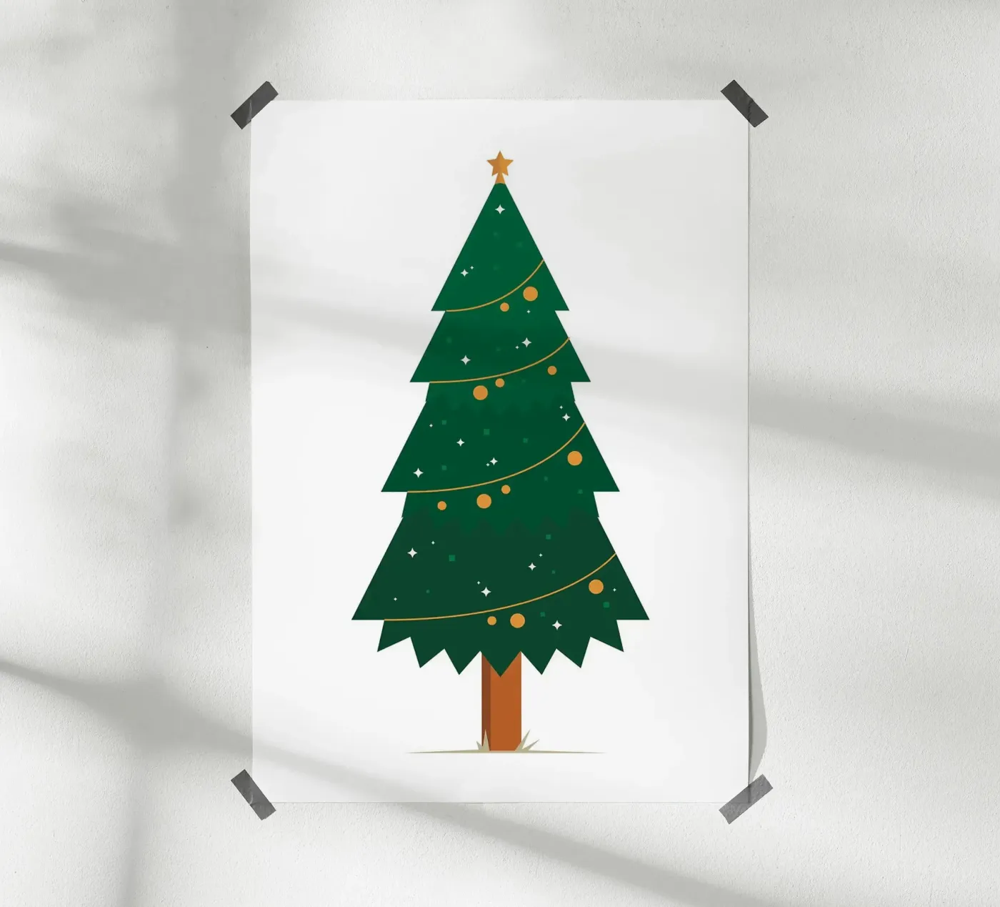 Xmas Tree poster da Brandi N Huskey