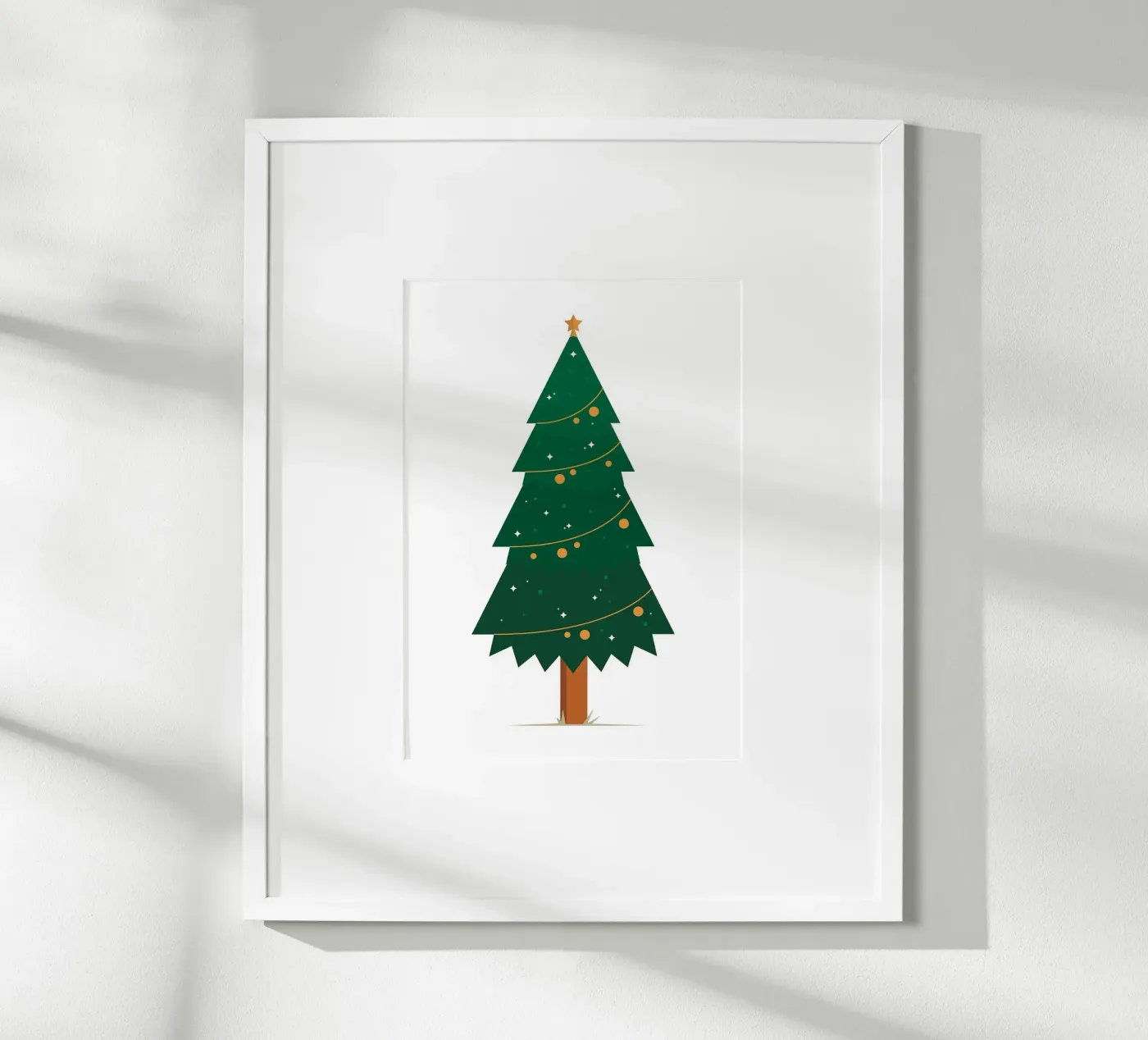 Xmas Tree poster by Brandi N Huskey