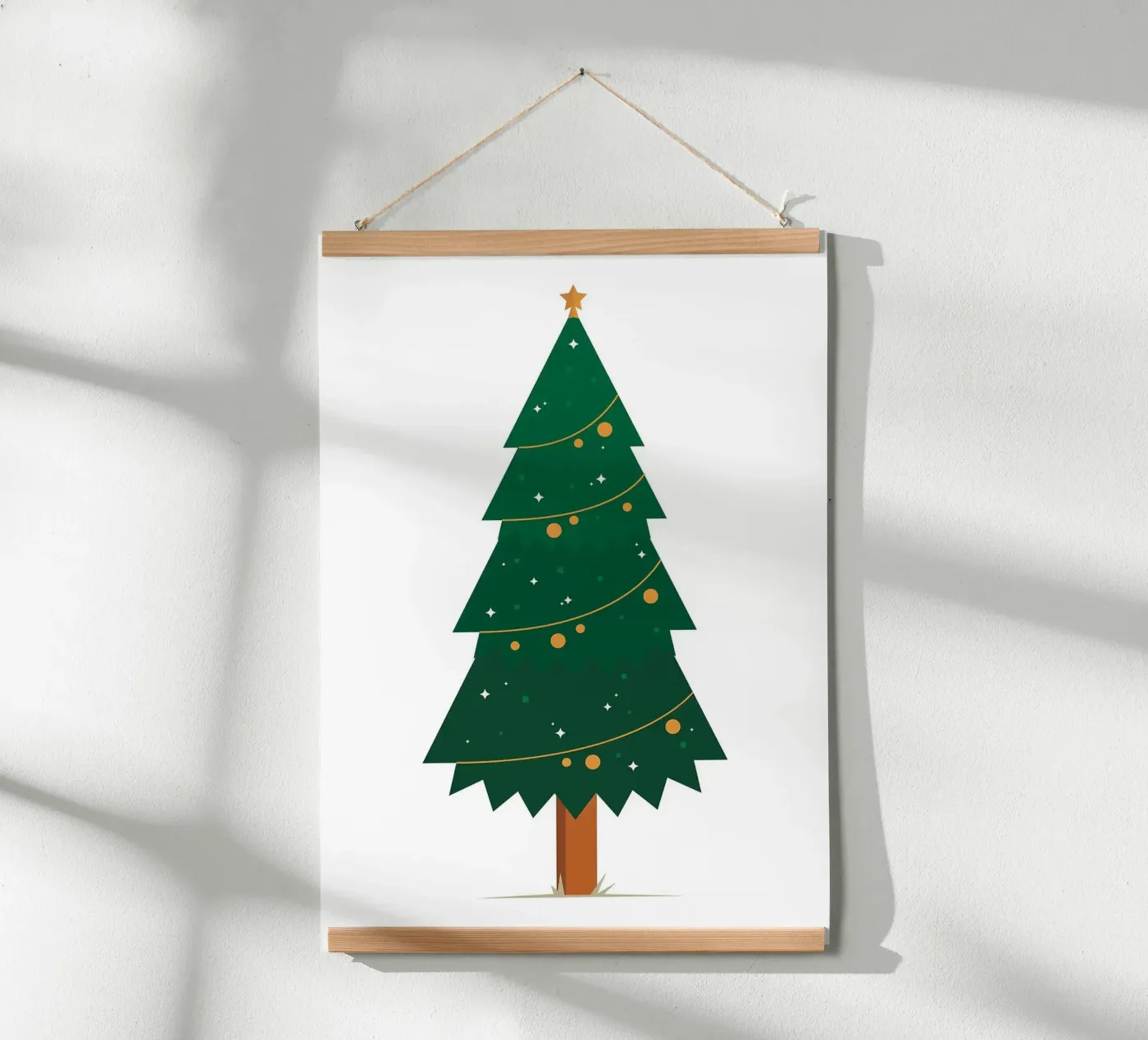 Xmas Tree poster by Brandi N Huskey