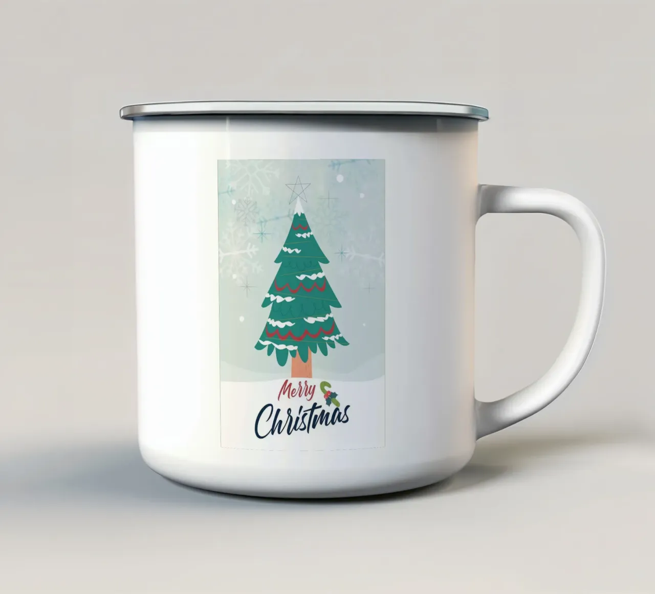 Buon Natale tazza in smalto da Brandi N Huskey