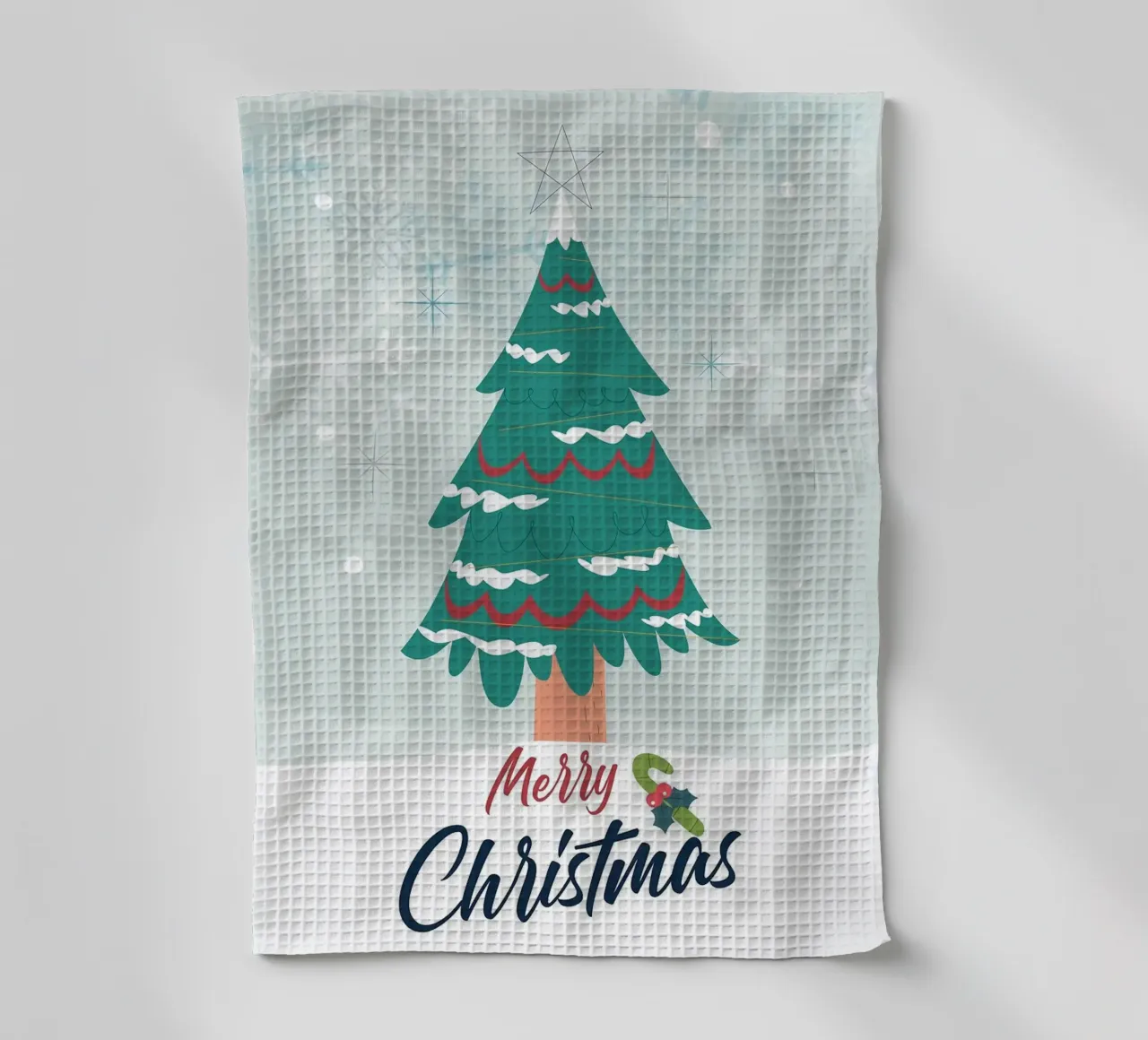 Joyeux Noël torchon de Brandi N Huskey