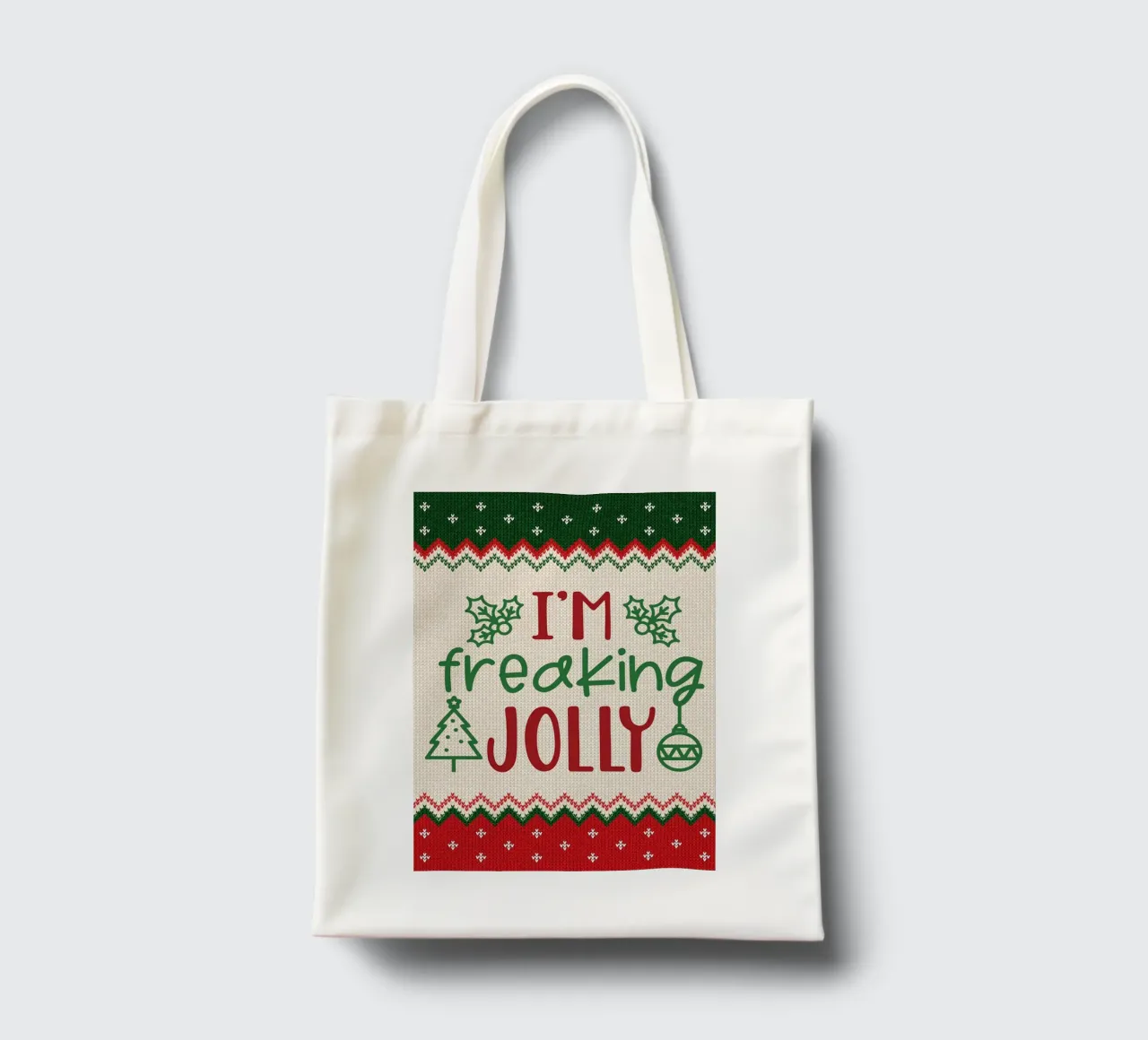 Sono dannatamente allegro borsa in juta da Brandi N Huskey