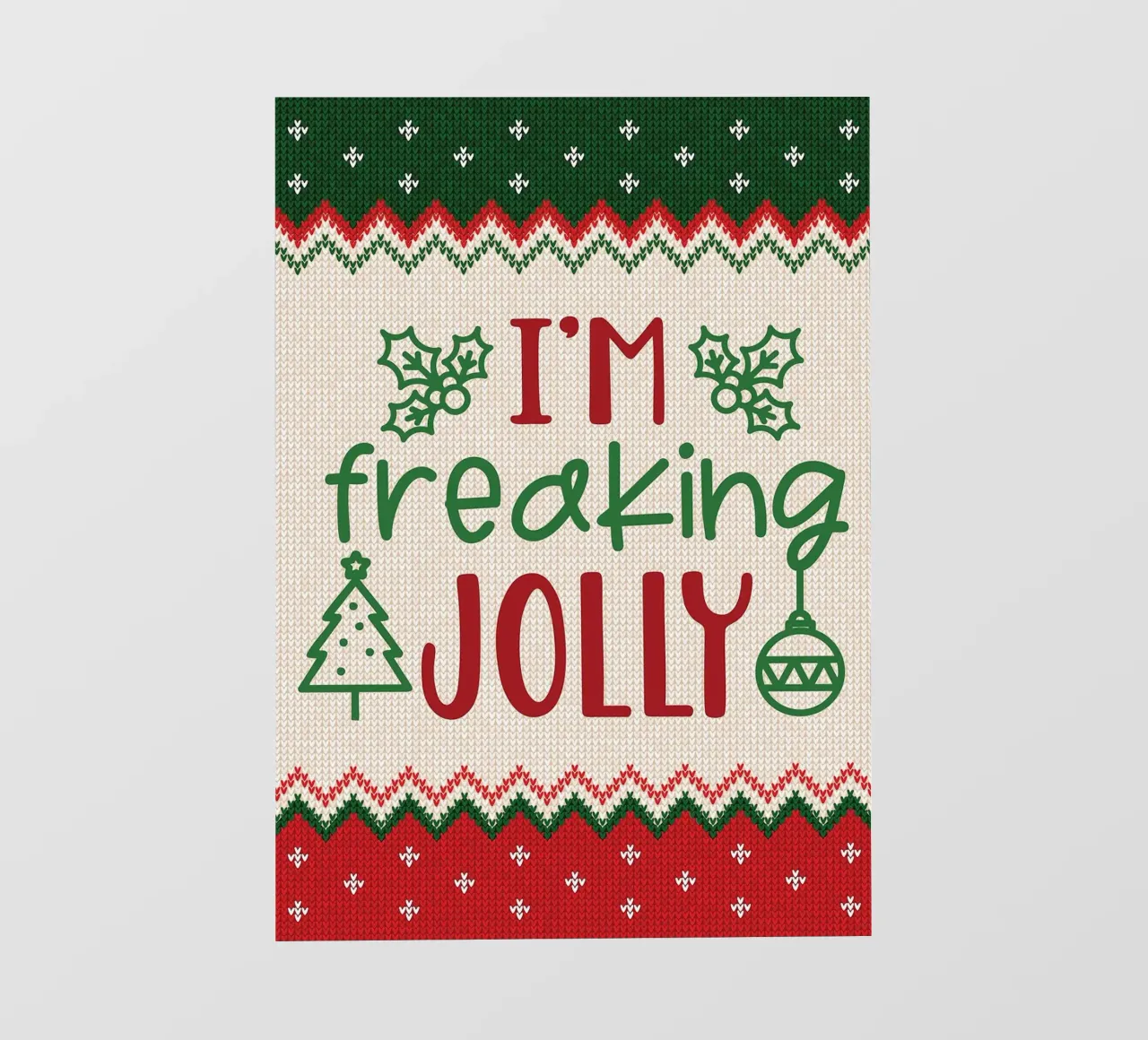 I Am Freaking Jolly backlit film by Brandi N Huskey
