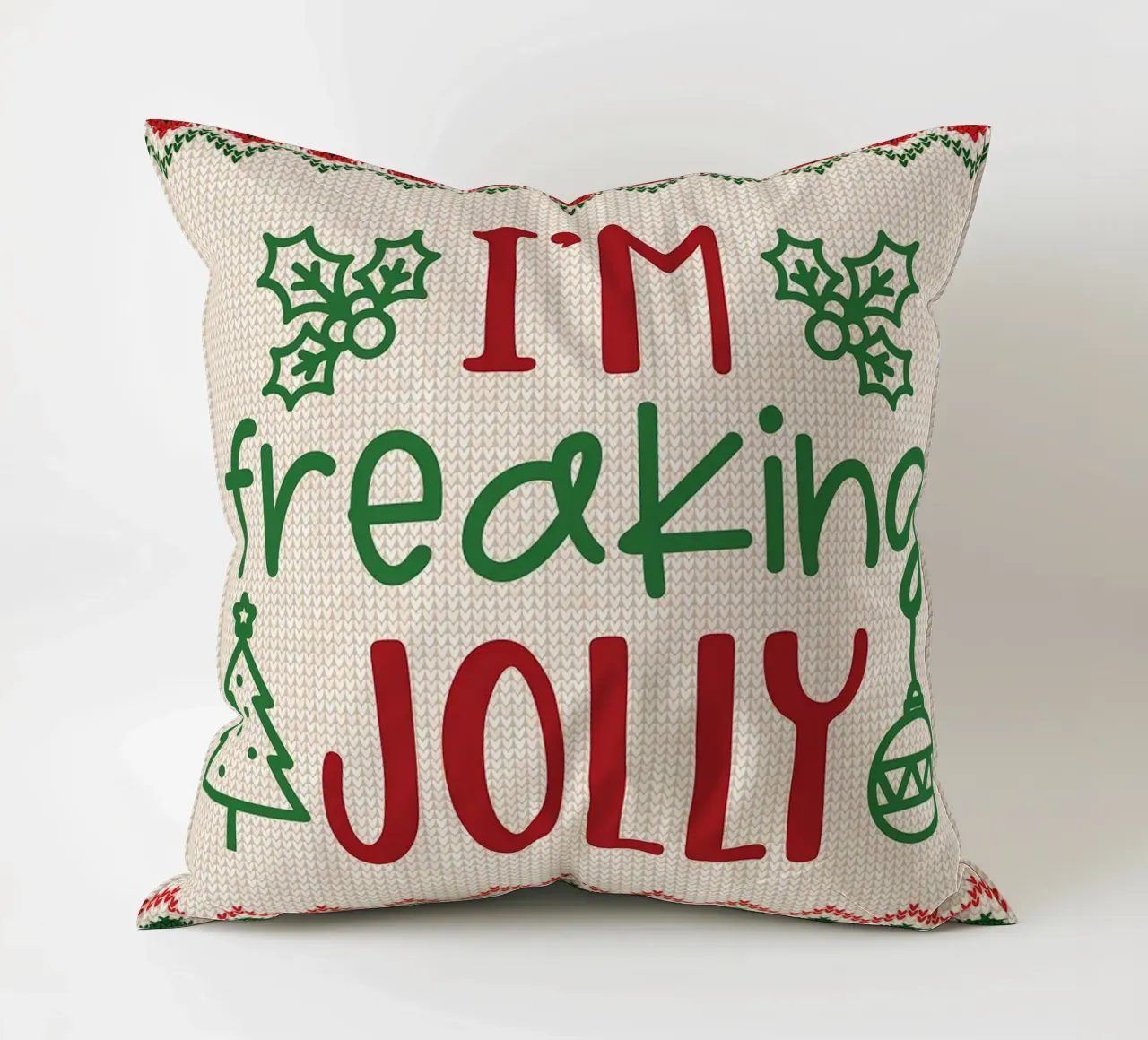 Sono dannatamente allegro cuscino da Brandi N Huskey