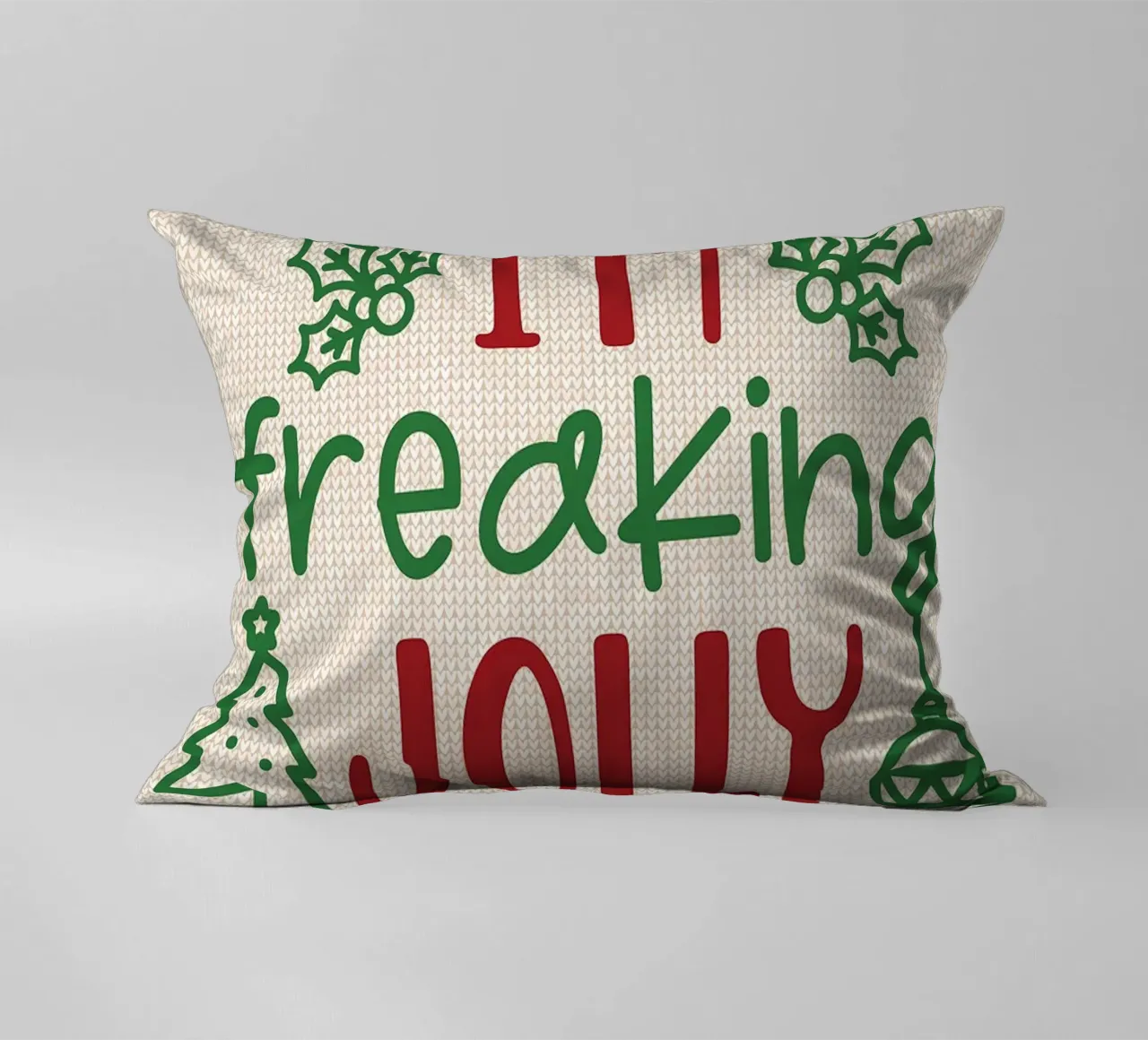 Sono dannatamente allegro cuscino da Brandi N Huskey