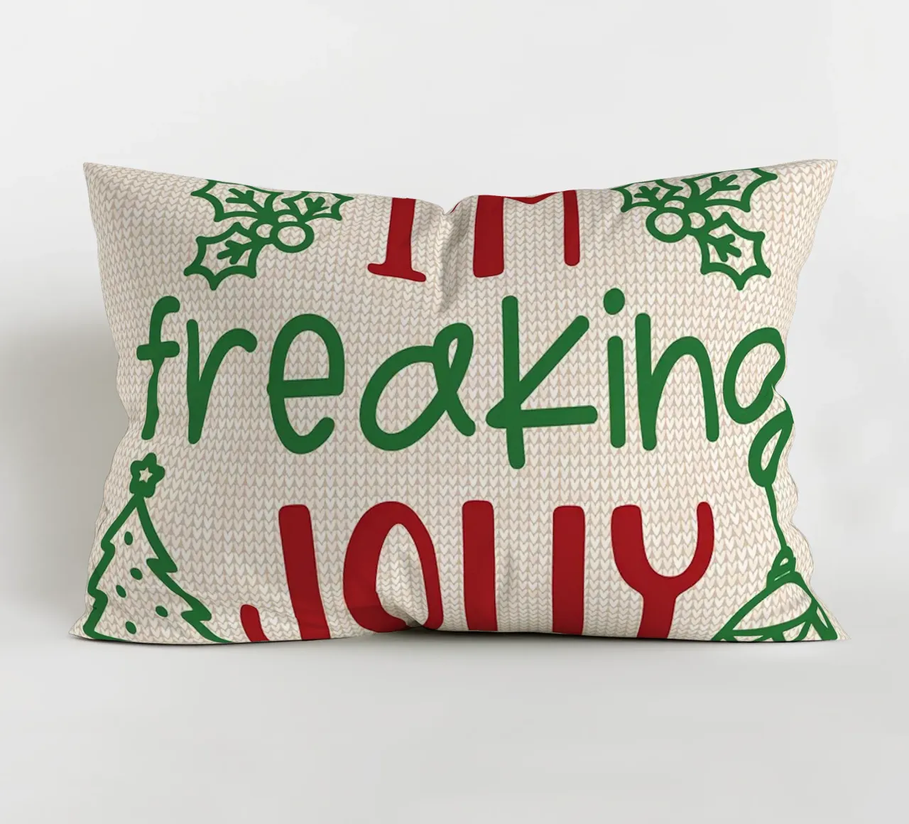 Sono dannatamente allegro cuscino da Brandi N Huskey