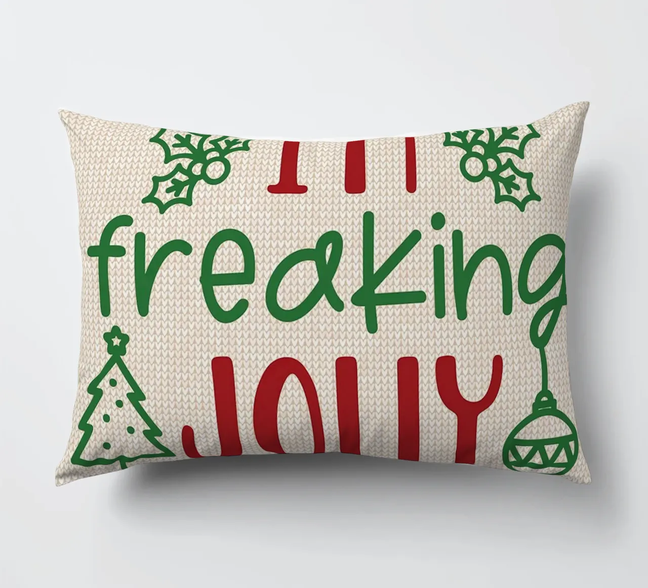 Sono dannatamente allegro cuscino da Brandi N Huskey