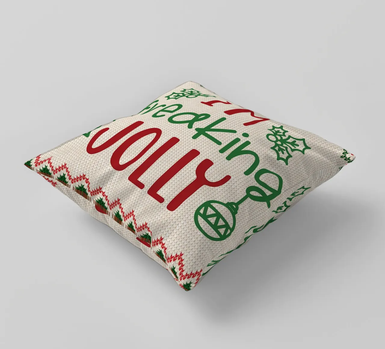 Sono dannatamente allegro cuscino da Brandi N Huskey