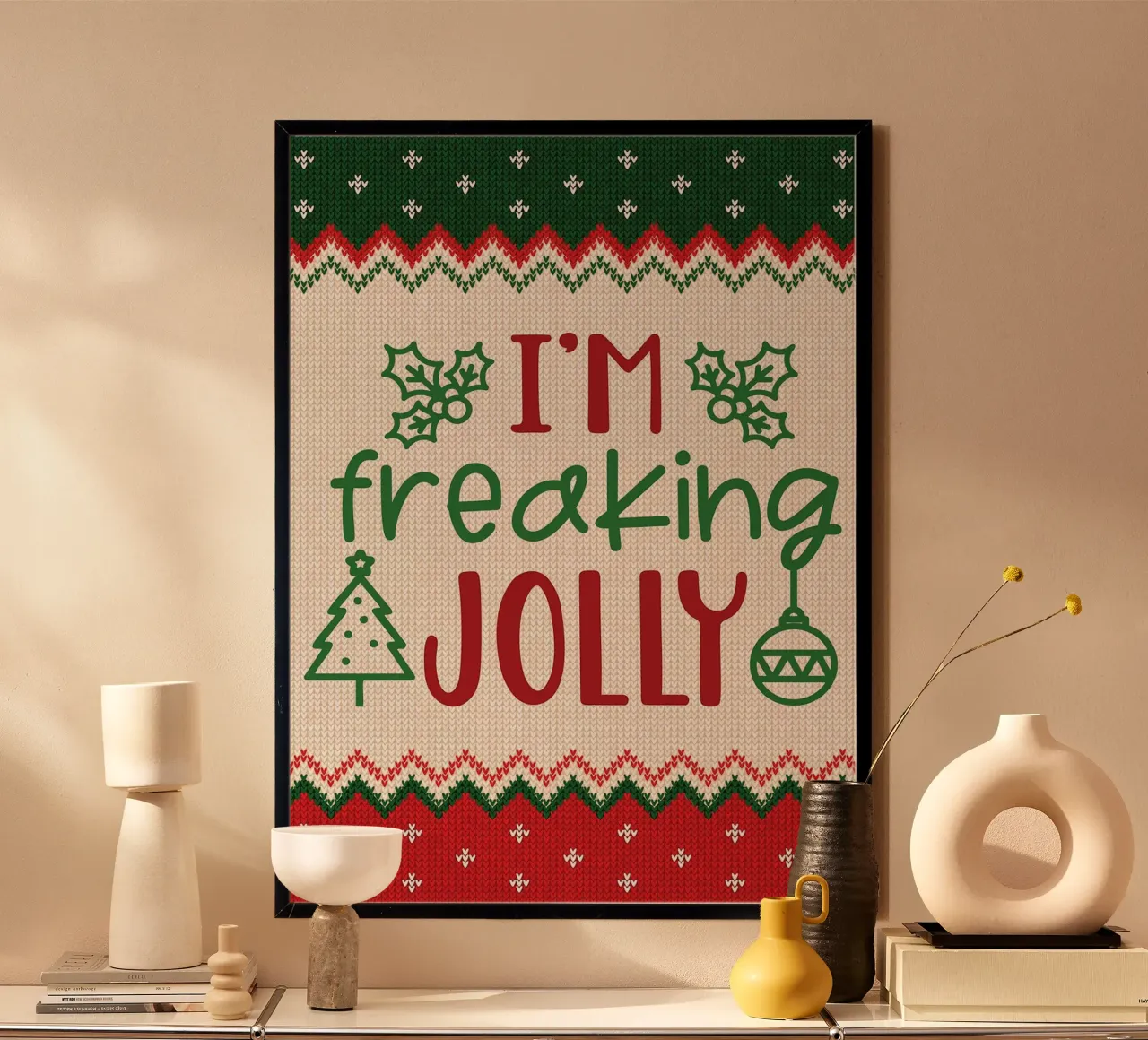 I Am Freaking Jolly poster de Brandi N Huskey