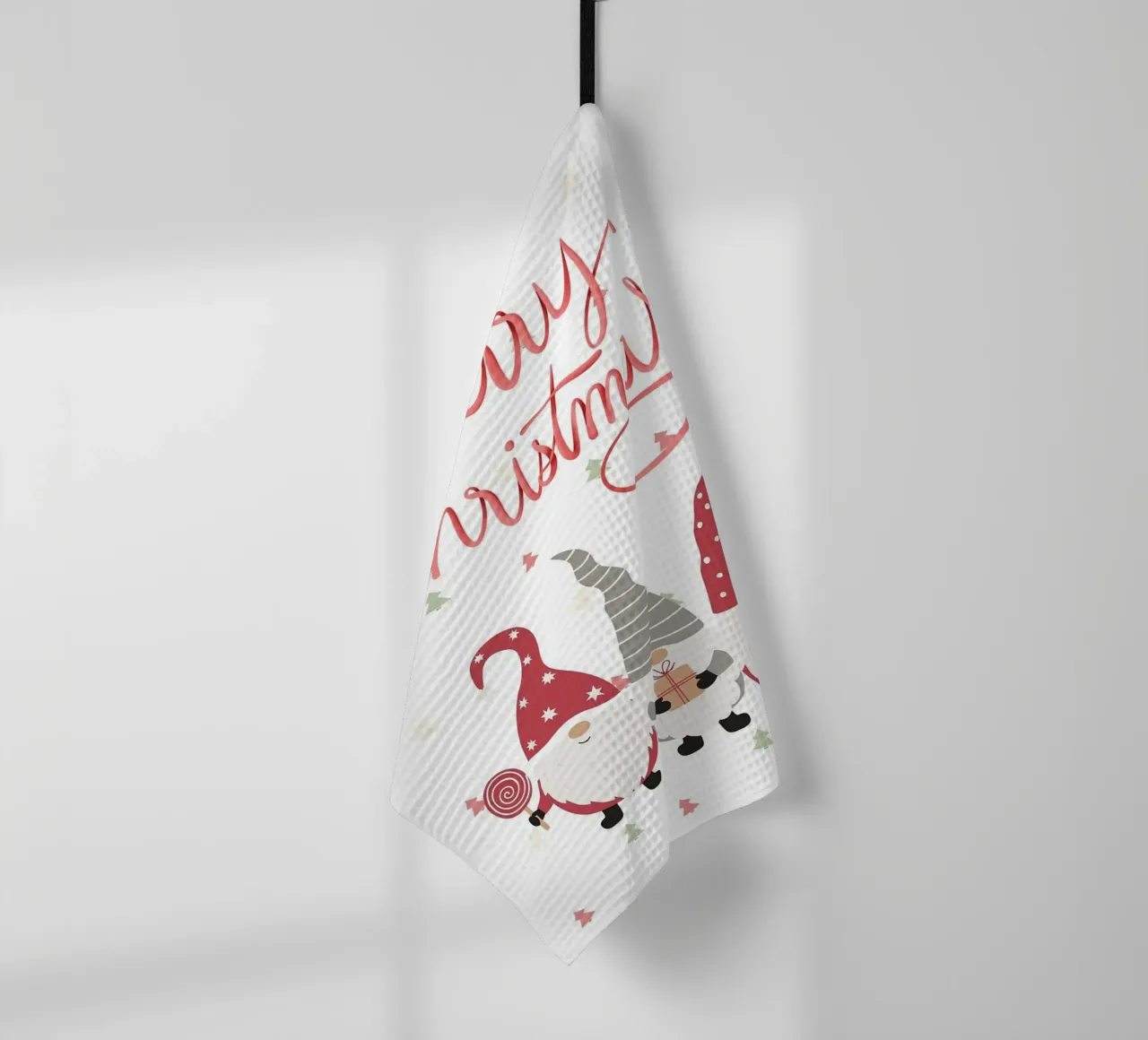 Joyeux Noël des gnomes torchon de Brandi N Huskey