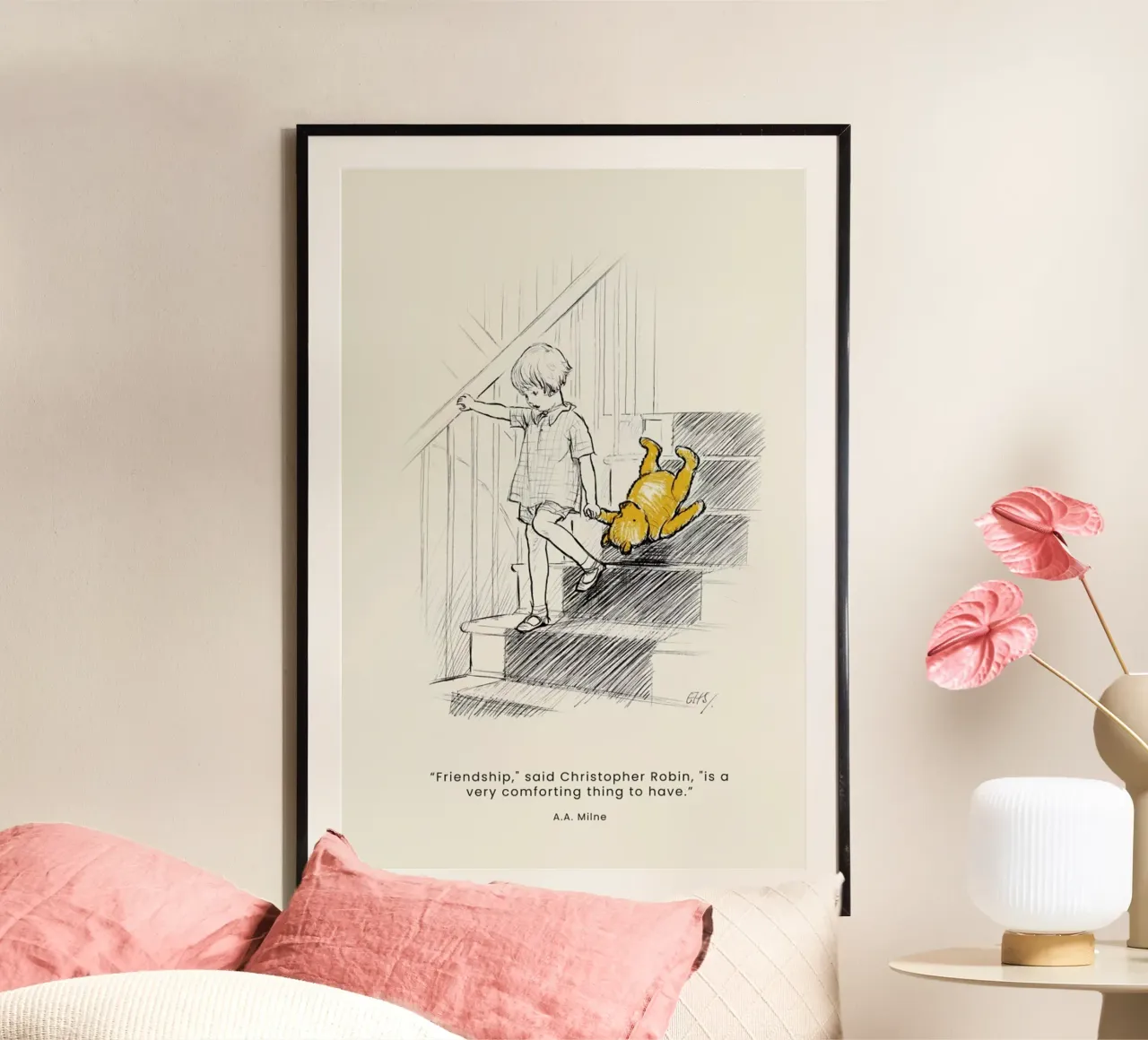 Friendship poster van Vintage by JUNIQE