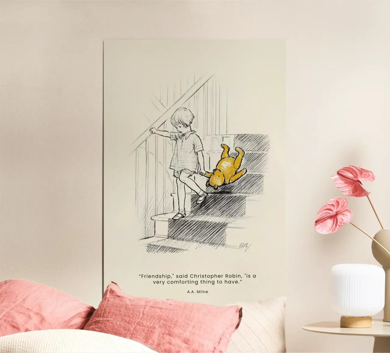 Friendship poster van Vintage by JUNIQE