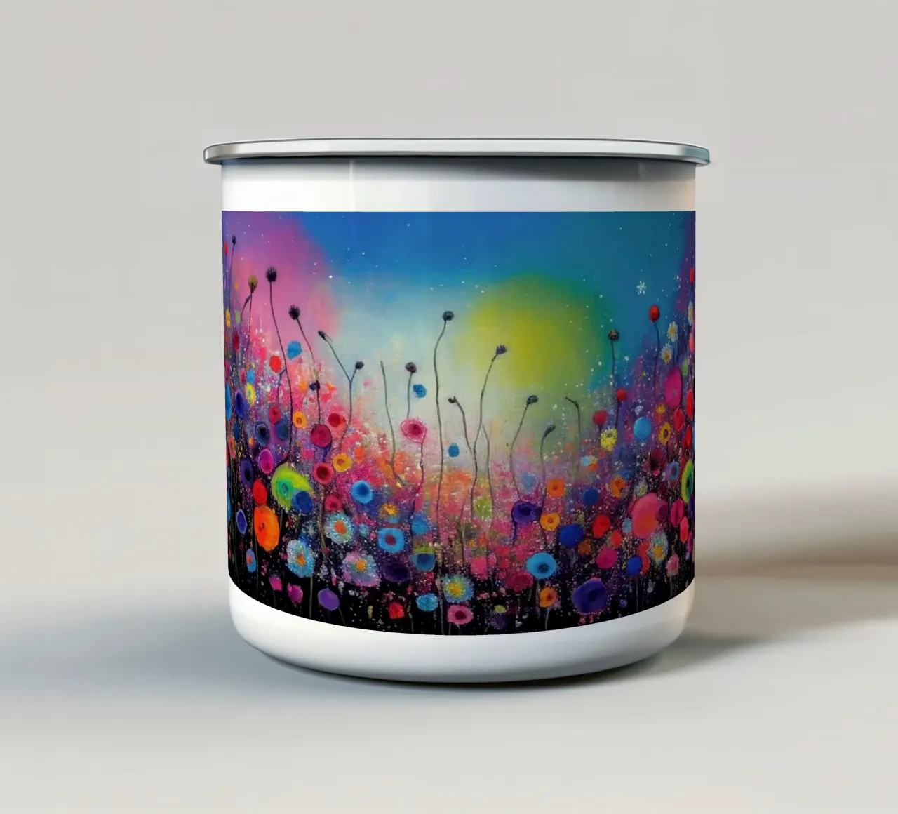 Arte da parete di Imagine tazza in smalto da Imagine
