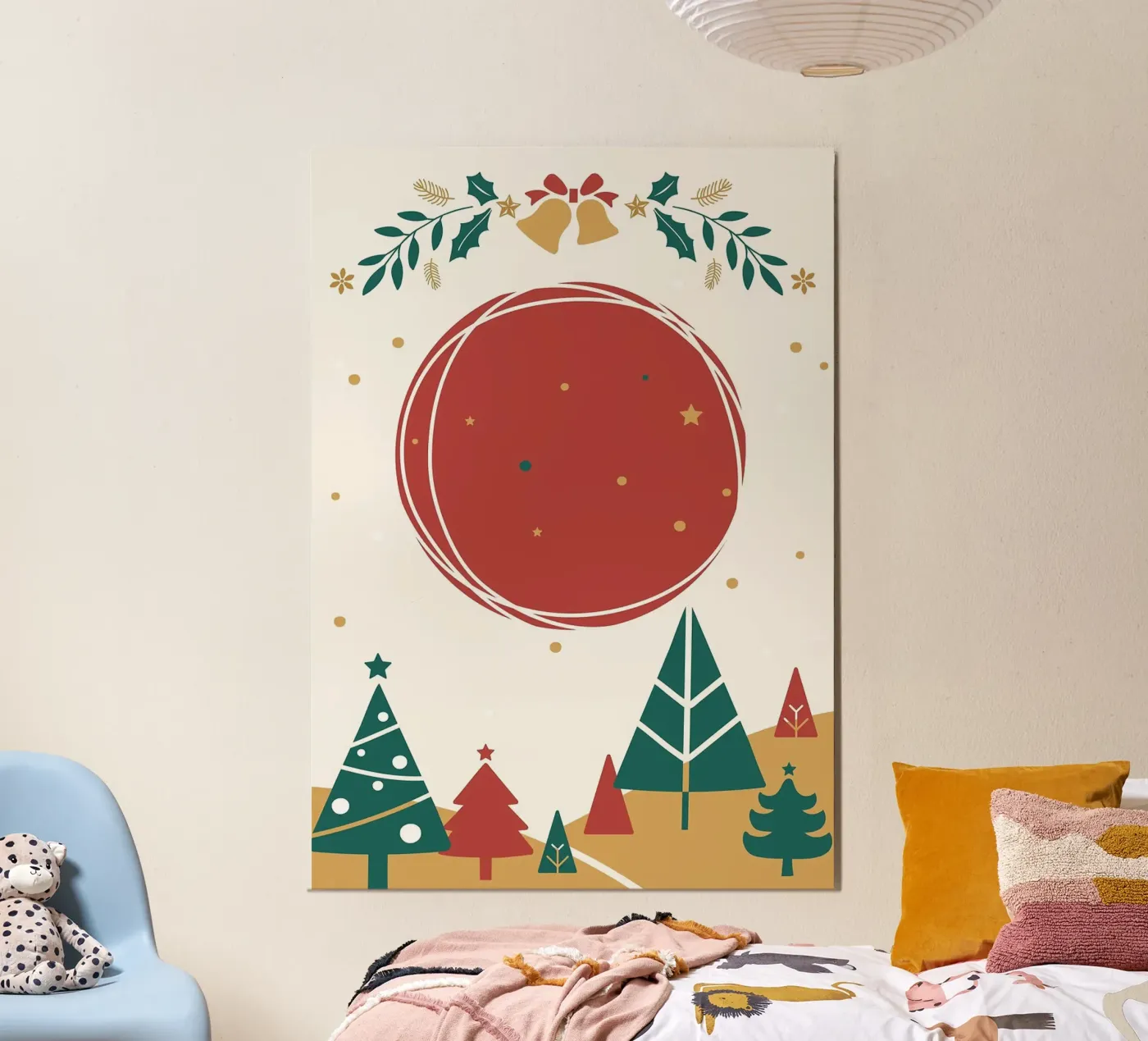 Christmas poster van Brandi N Huskey