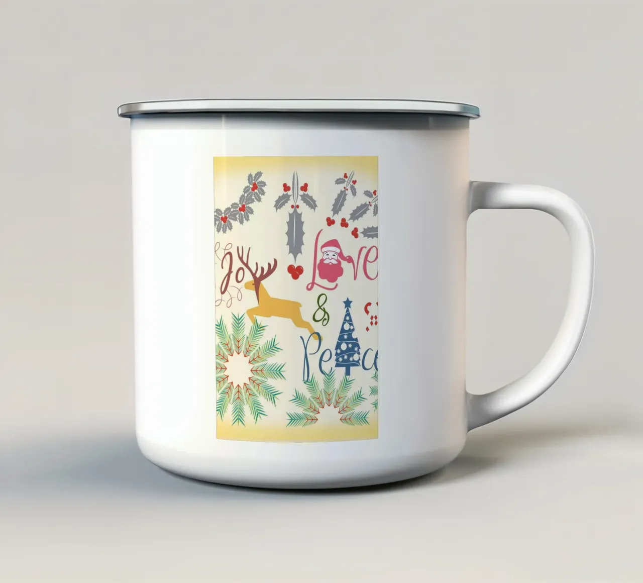 Buon Natale tazza in smalto da Brandi N Huskey