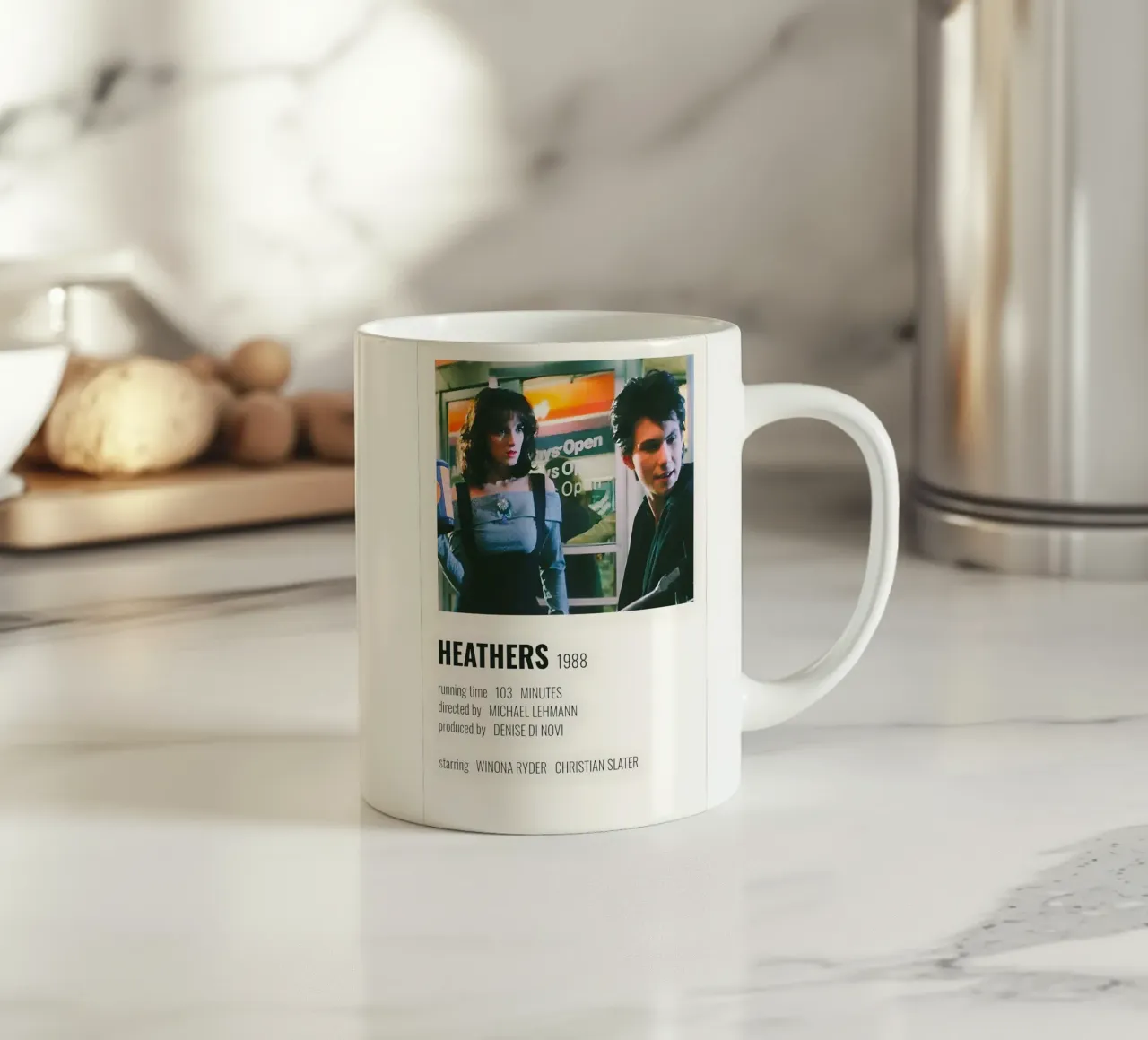 HEATHERS 1988 tazza in ceramica da MVFminimalist