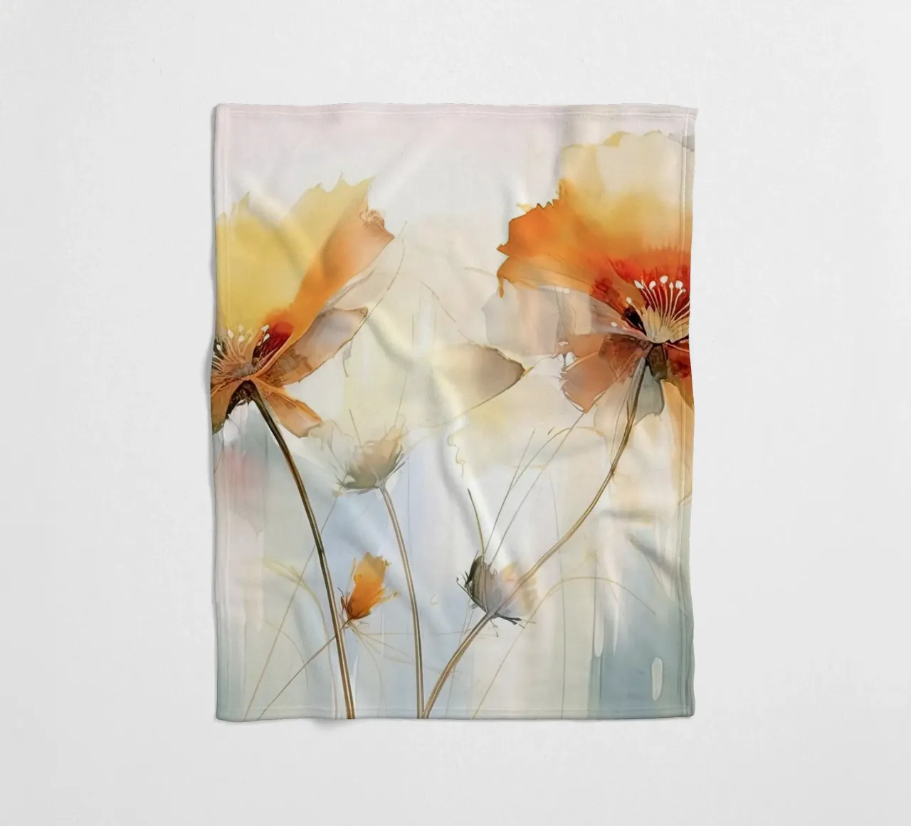 Wall-art by Imagine fleece blanket by Imagine