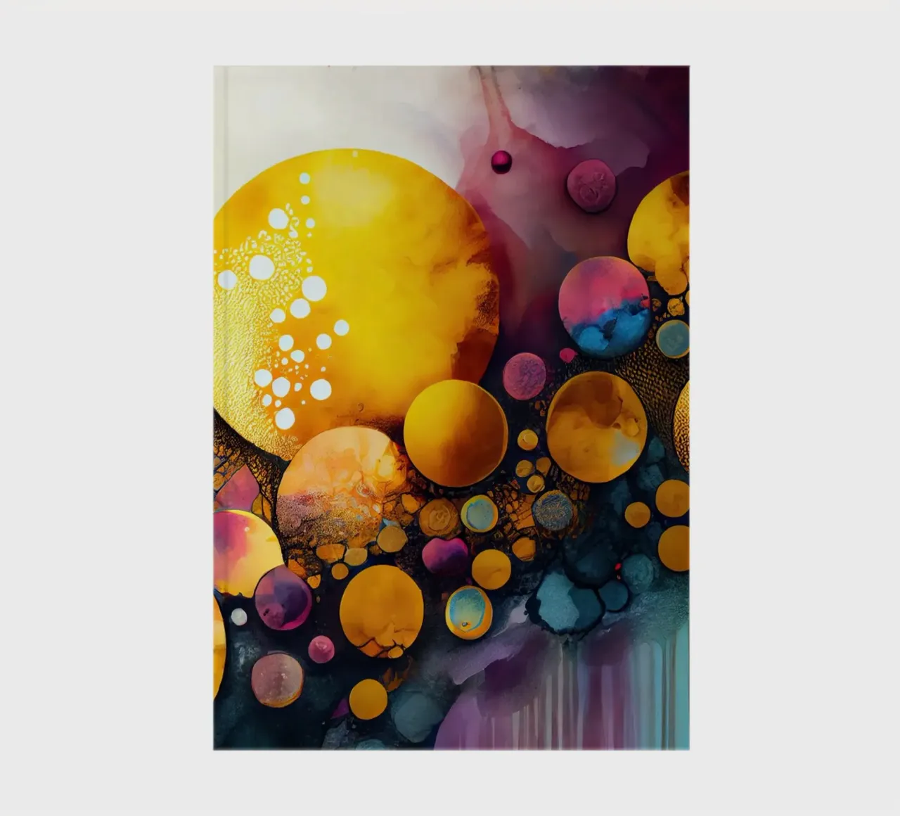 Art mural d'Imagine carnet de notes de Imagine