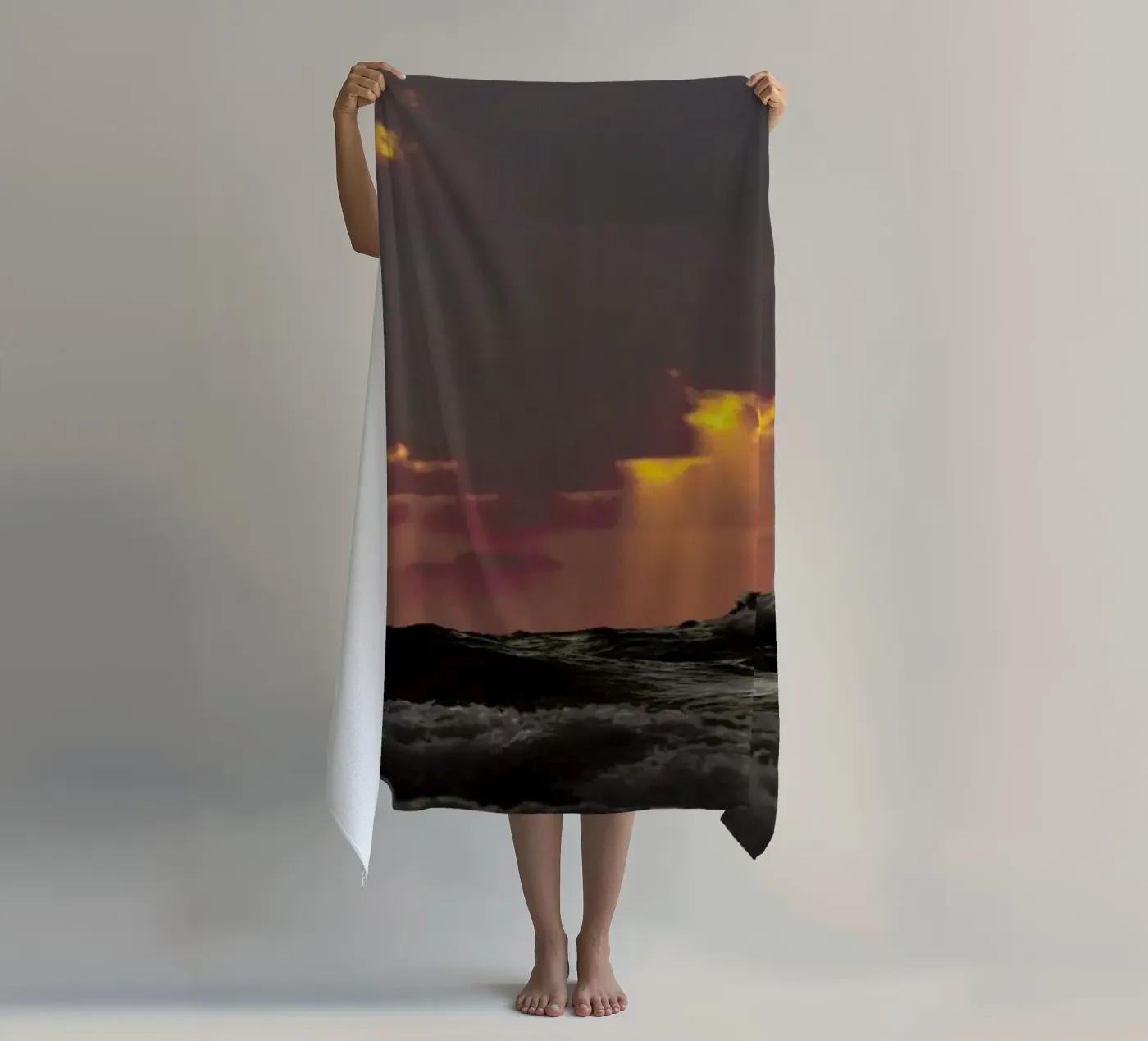 Dialog beach towel by Tal Paz-Fridman
