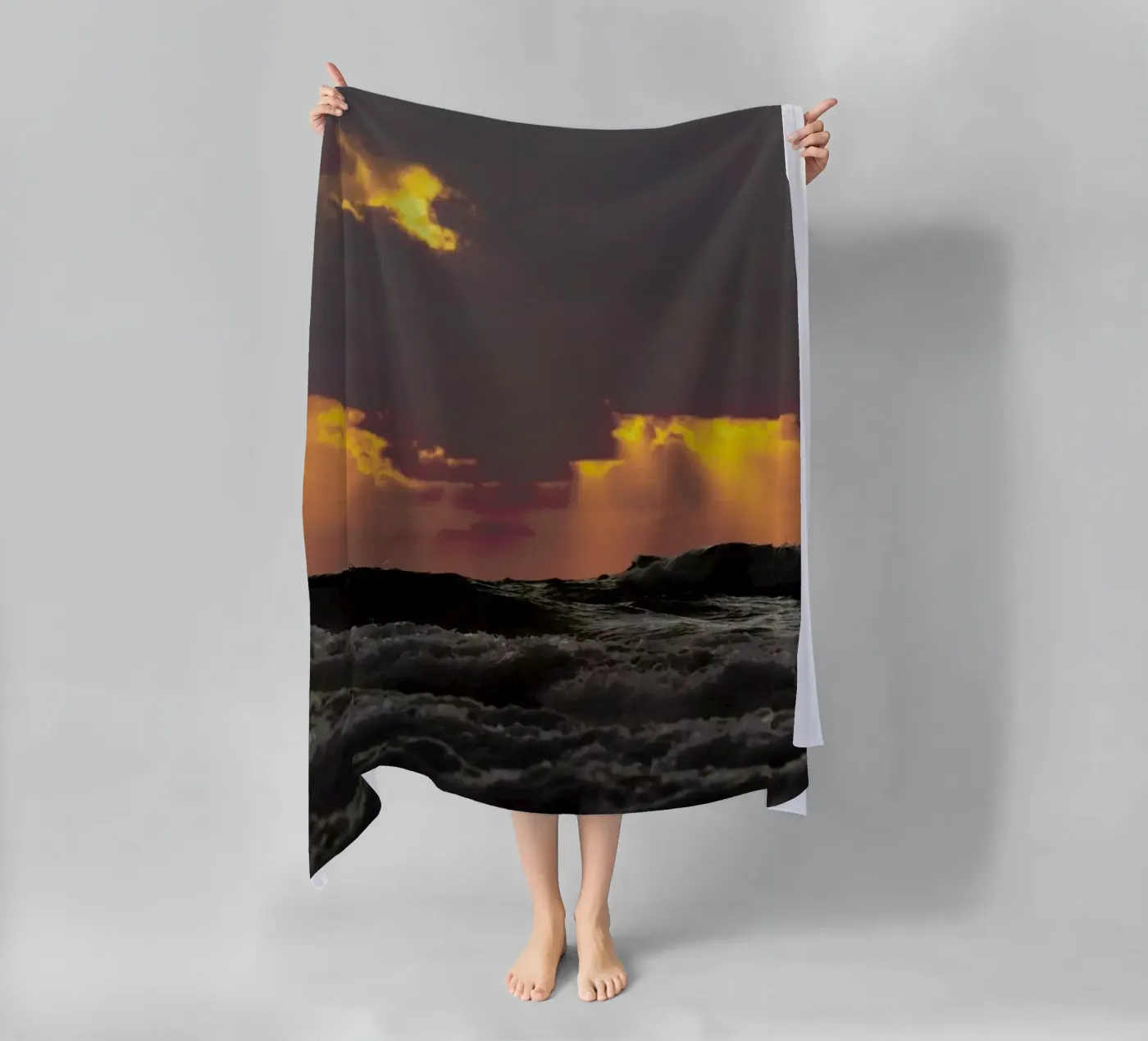 Dialog beach towel by Tal Paz-Fridman