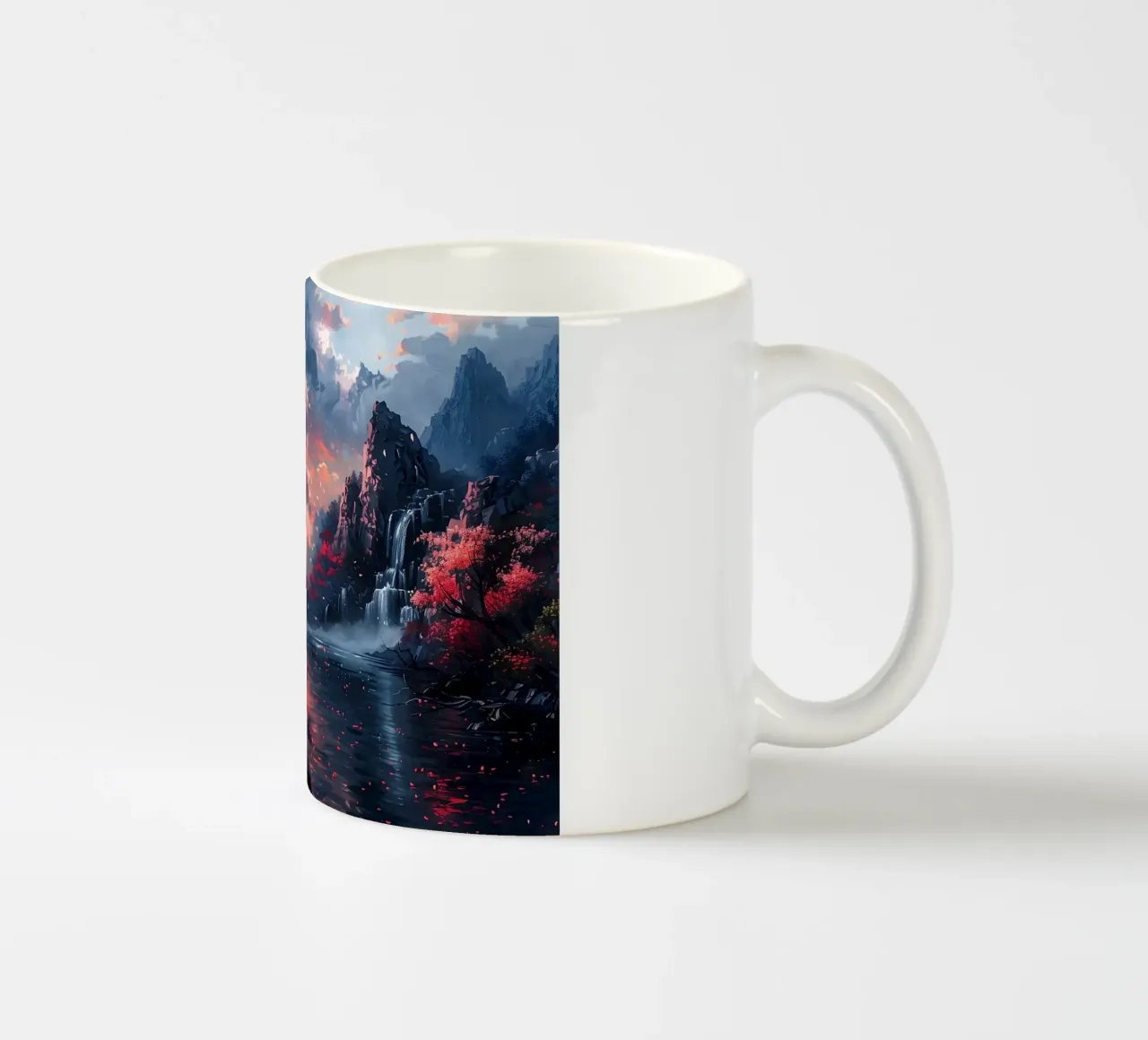 Cascate di ciliegie tazza in ceramica da book