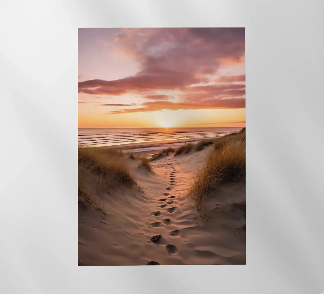 Tramonto in spiaggia pellicola backlit da book