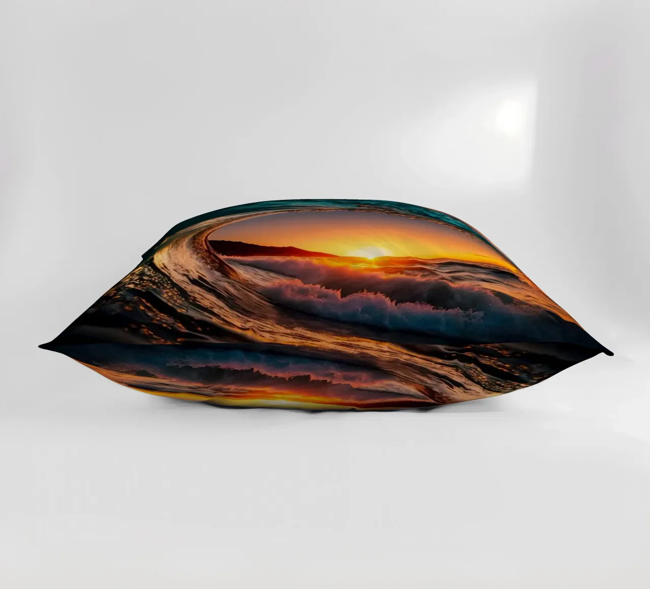 Onda del tramonto cuscino da book