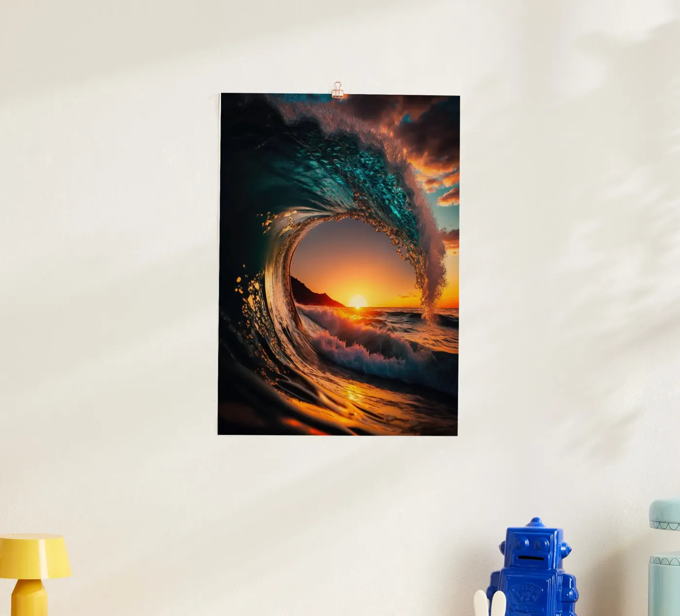 Sunset Wave poster de book