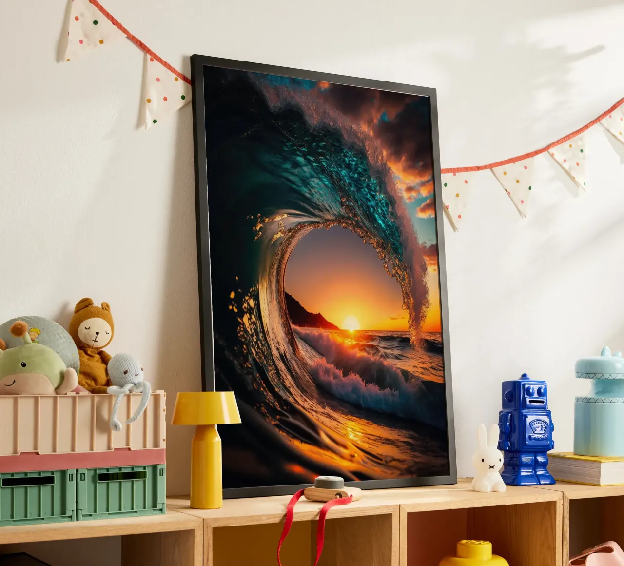 Sunset Wave hahnemühle by book