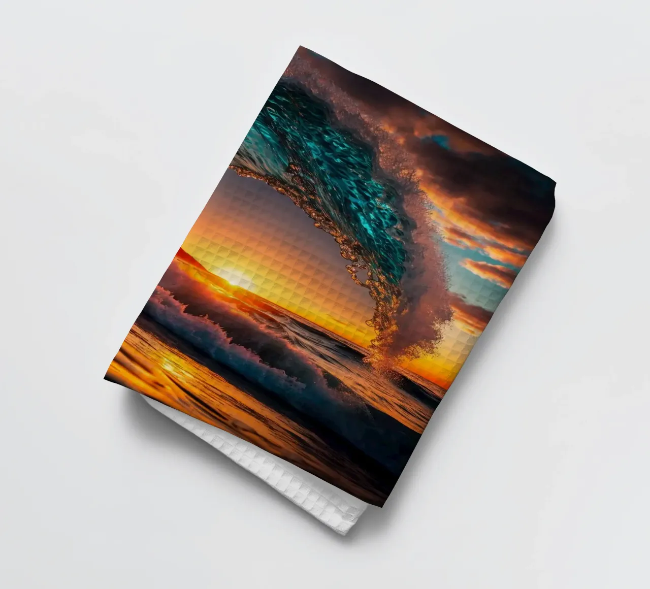 Sunset Wave torchon de book