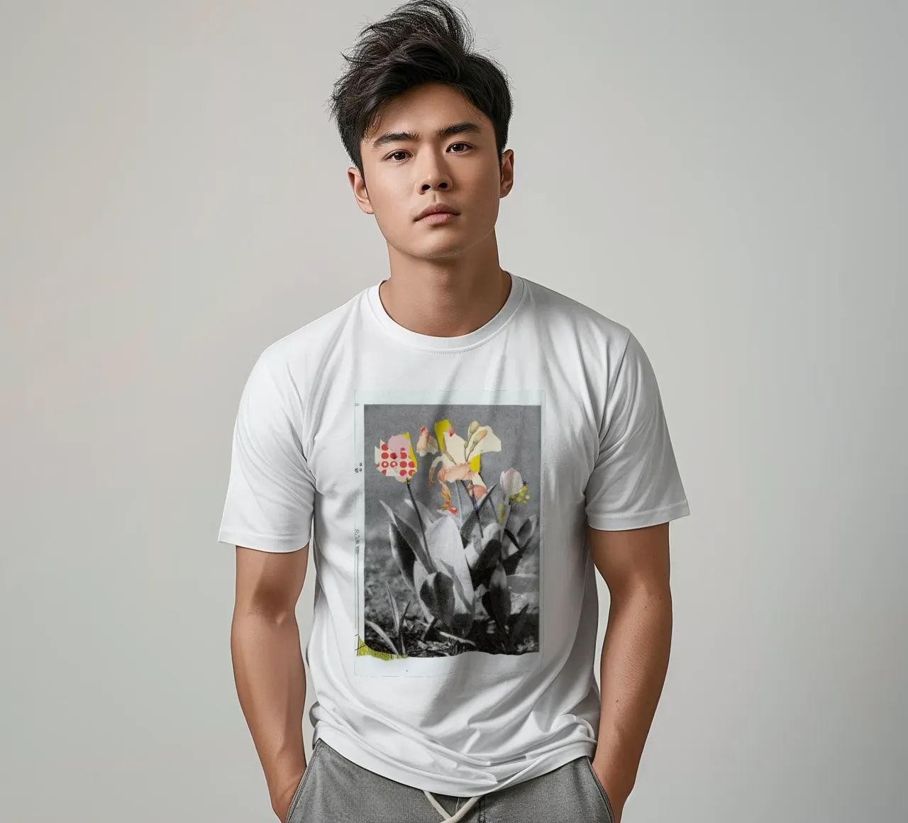 Flowers Still Life · Happy Abstraction 5 t-shirt da Marko Köppe
