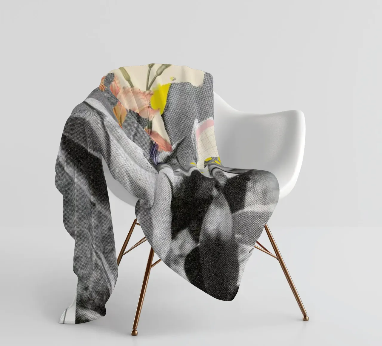 Flowers Still Life · Happy Abstraction 5 coperta in pile da Marko Köppe