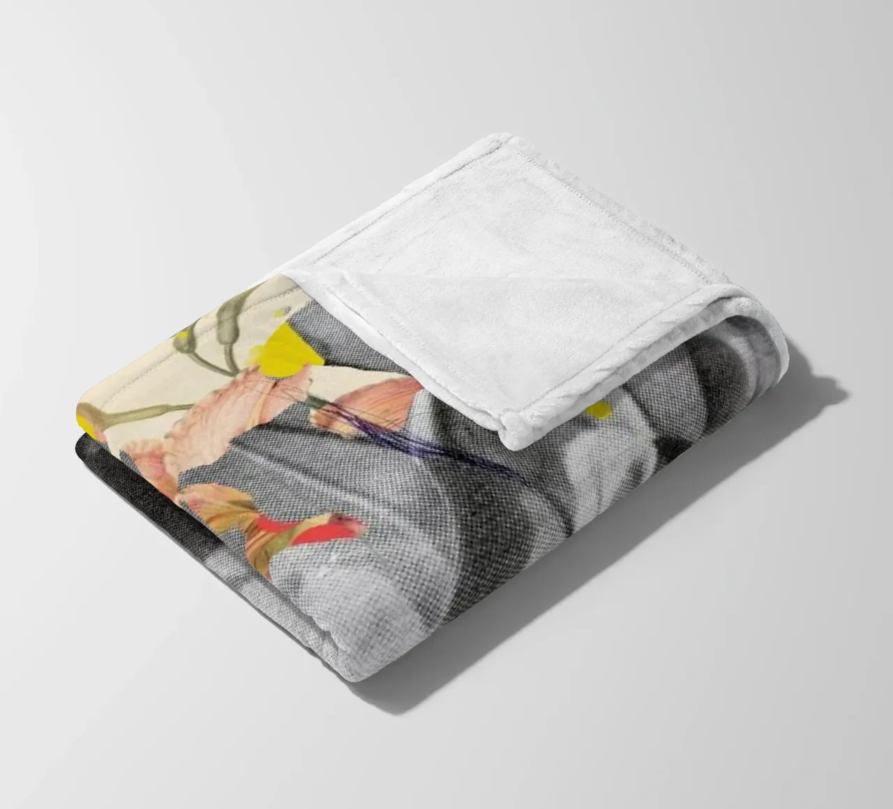 Flowers Still Life · Happy Abstraction 5 coperta in pile da Marko Köppe