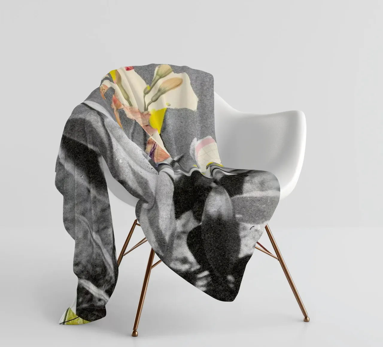 Flowers Still Life · Happy Abstraction 5 coperta in pile da Marko Köppe