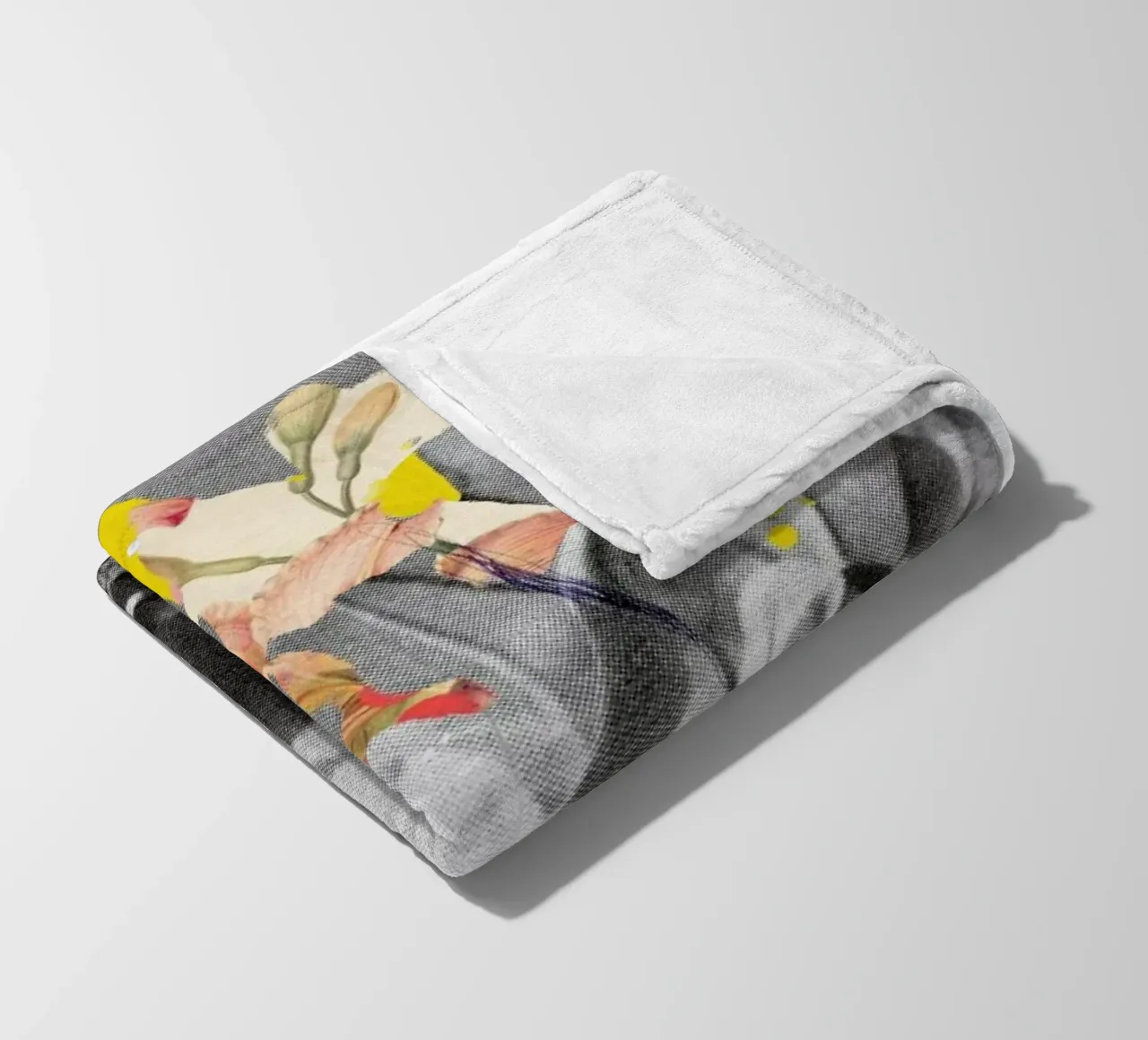 Flowers Still Life · Happy Abstraction 5 coperta in pile da Marko Köppe