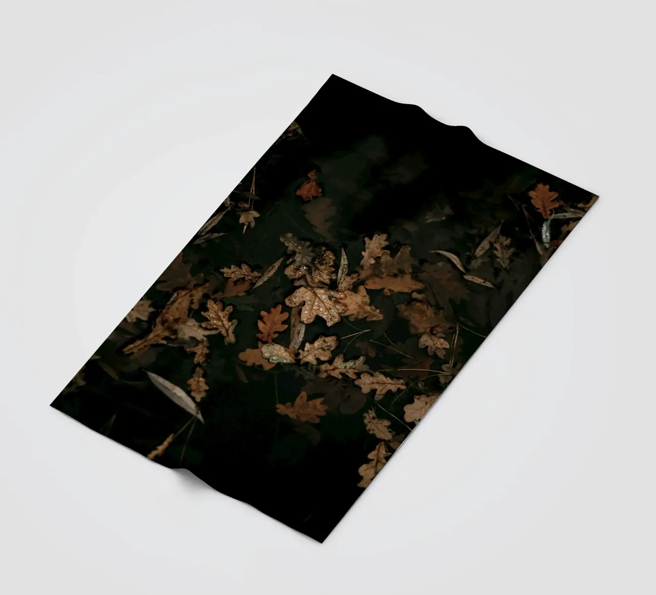 foglie d'autunno coperta in pile da Earthly Visions