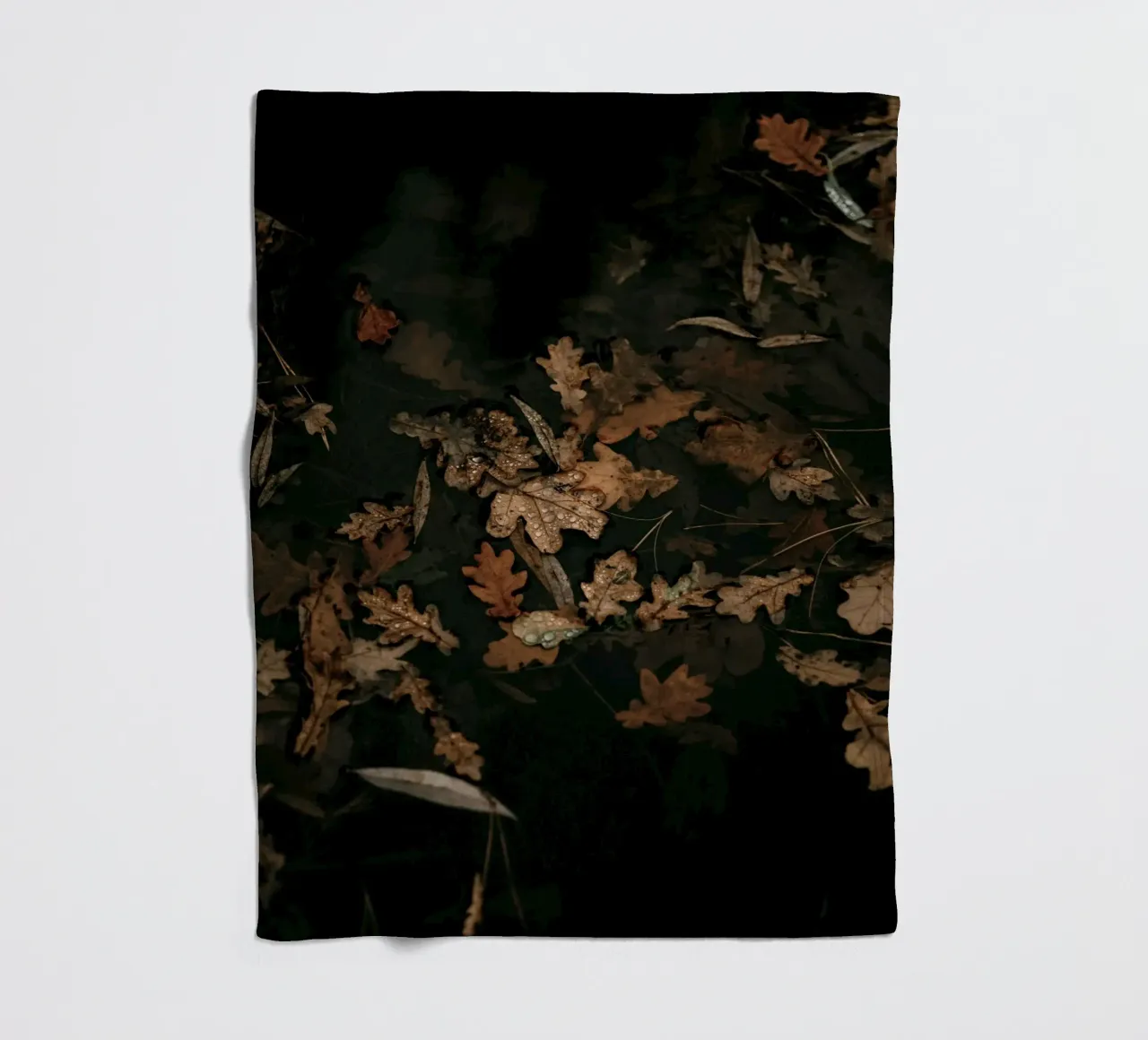 foglie d'autunno coperta in pile da Earthly Visions