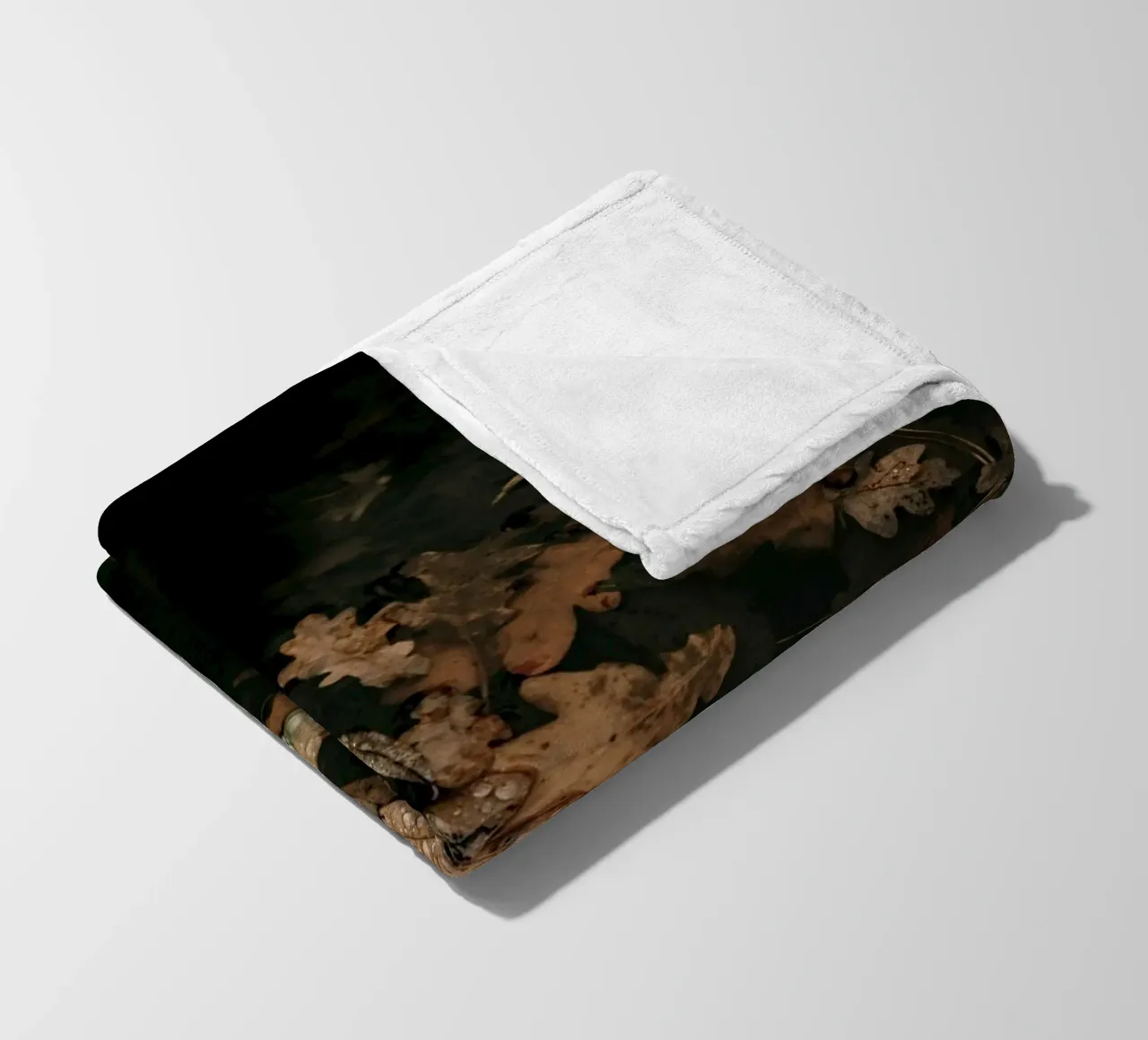 foglie d'autunno coperta in pile da Earthly Visions