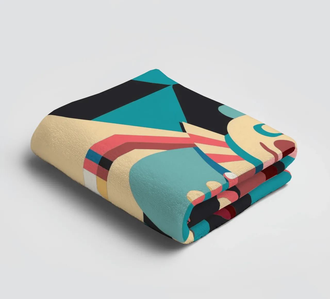 clown man vector towel by zaidza