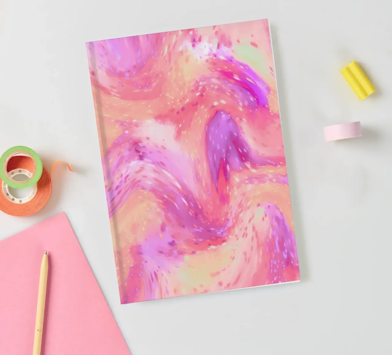 Pastel Space notebook by treechild