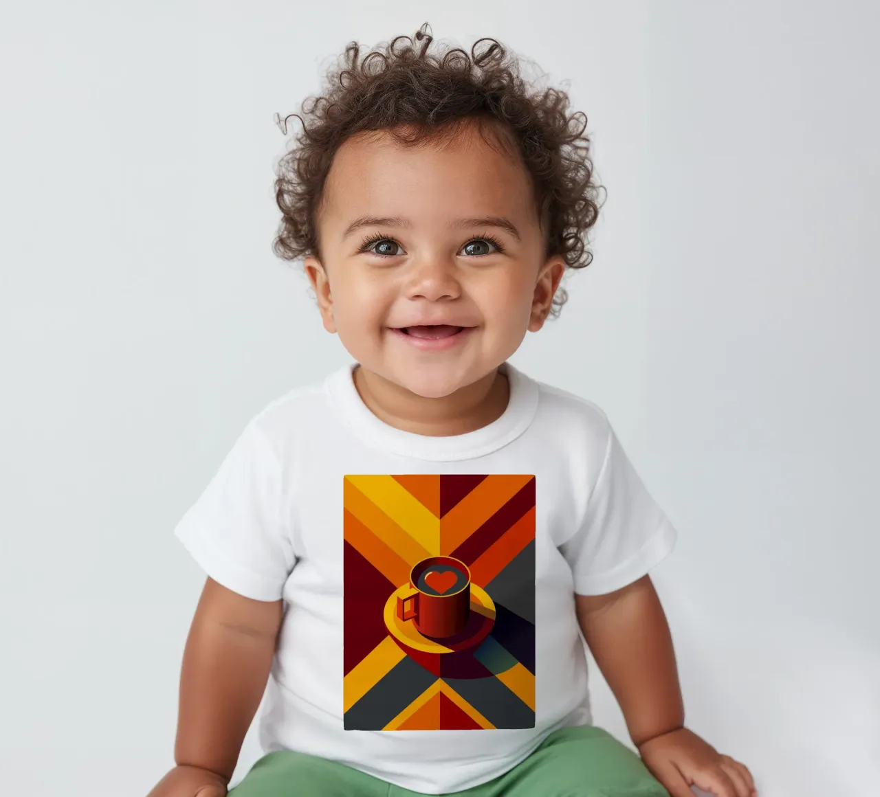 Kaffee-Vektor Baby T-Shirt von zaidza