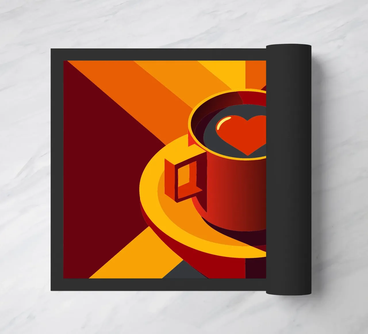 coffee vector doormat by zaidza