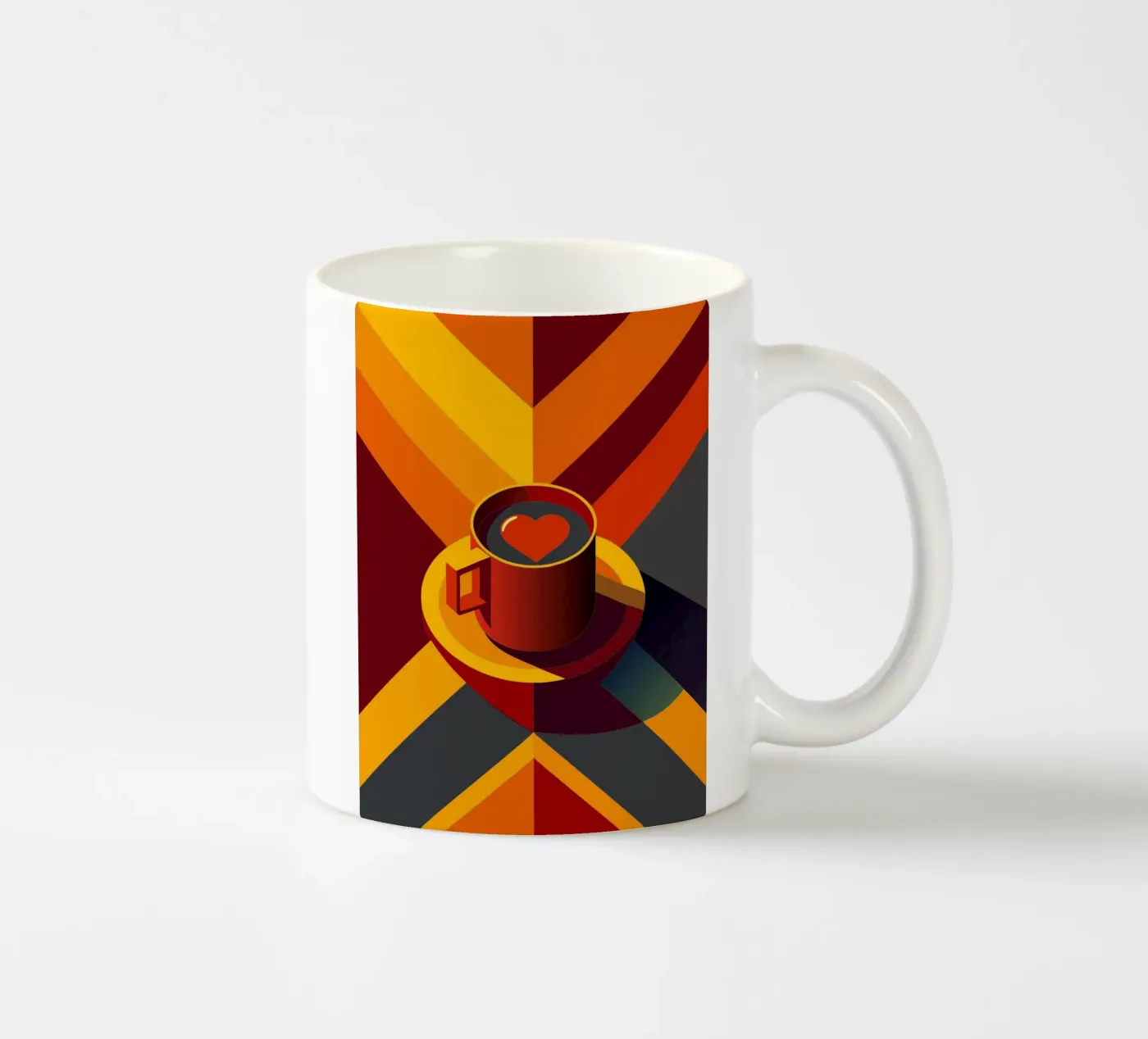 coffee vector ceramic mug by zaidza