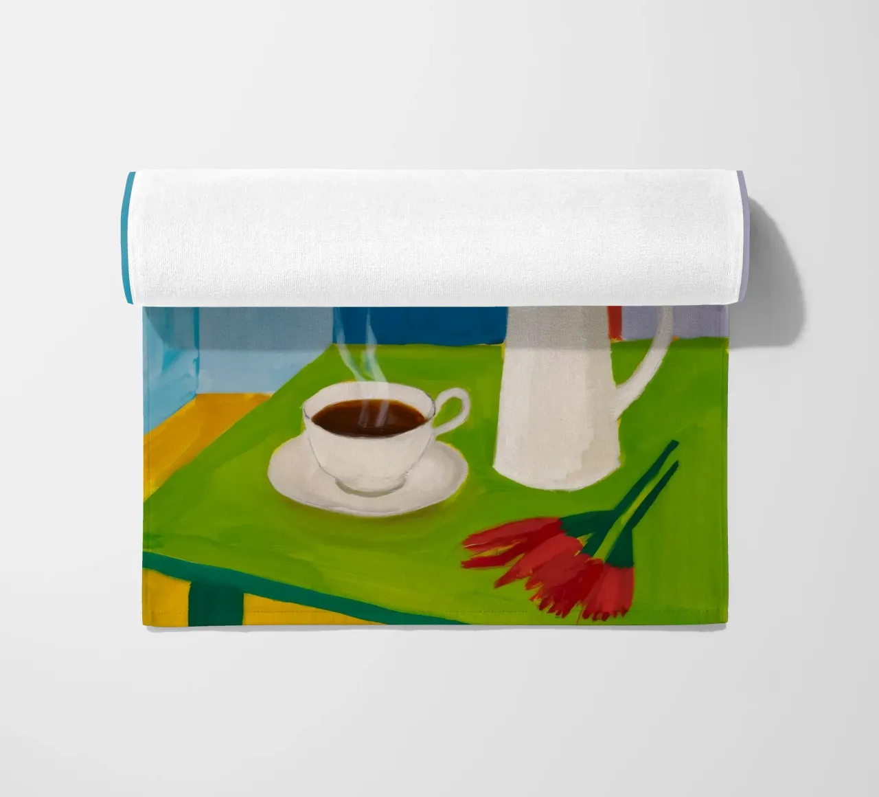 Caffè del mattino Tulipani telo mare da Tiga Bersama