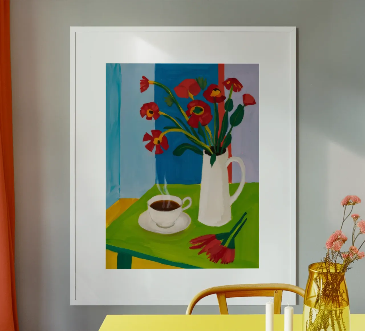Caffè del mattino Tulipani carta hahnemühle da Tiga Bersama