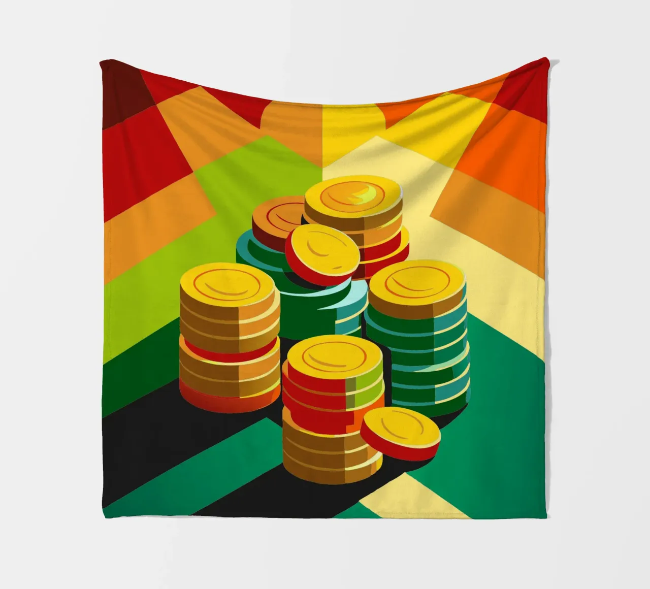 coin vector fleecedeken van zaidza