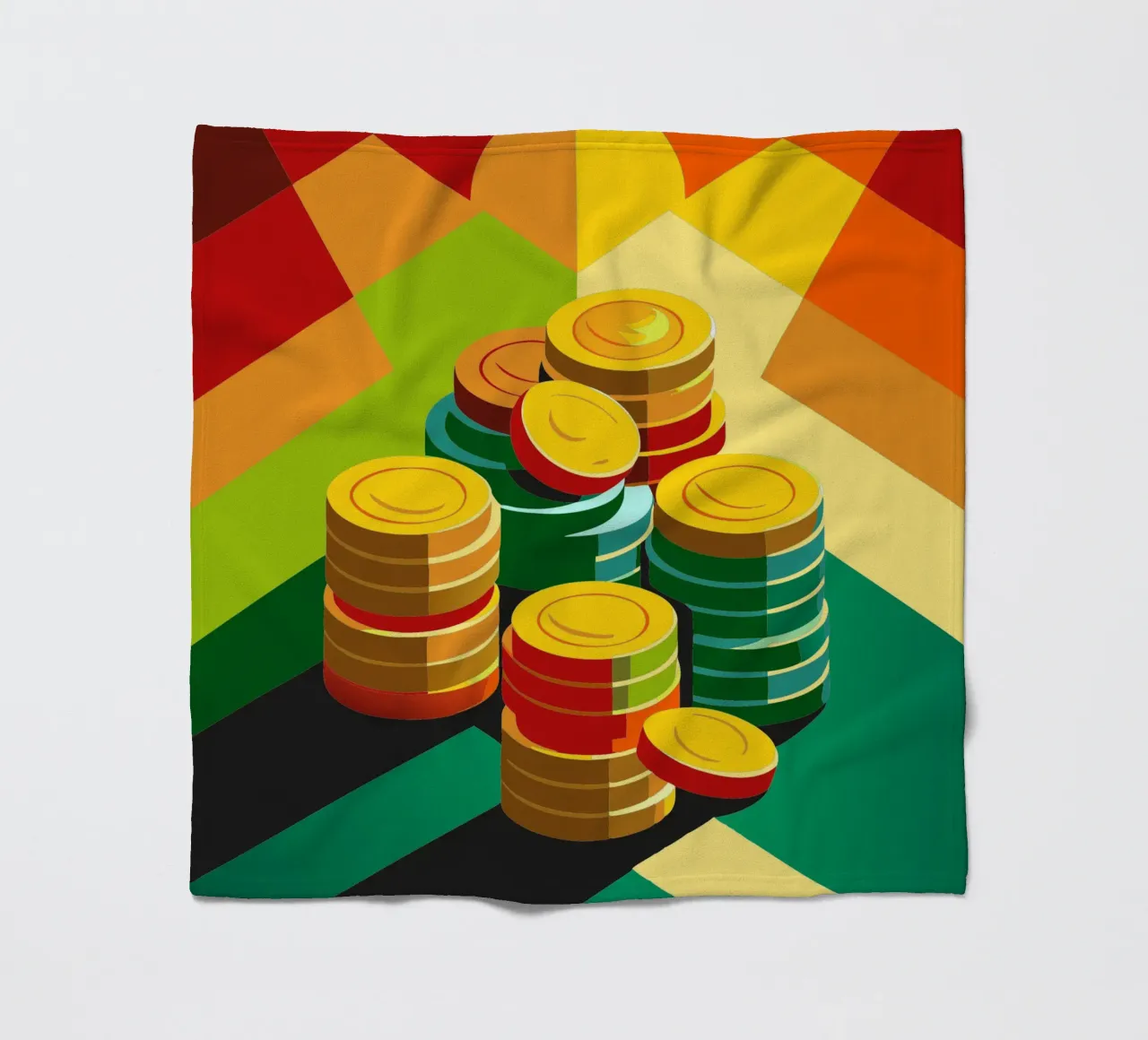 coin vector fleecedeken van zaidza