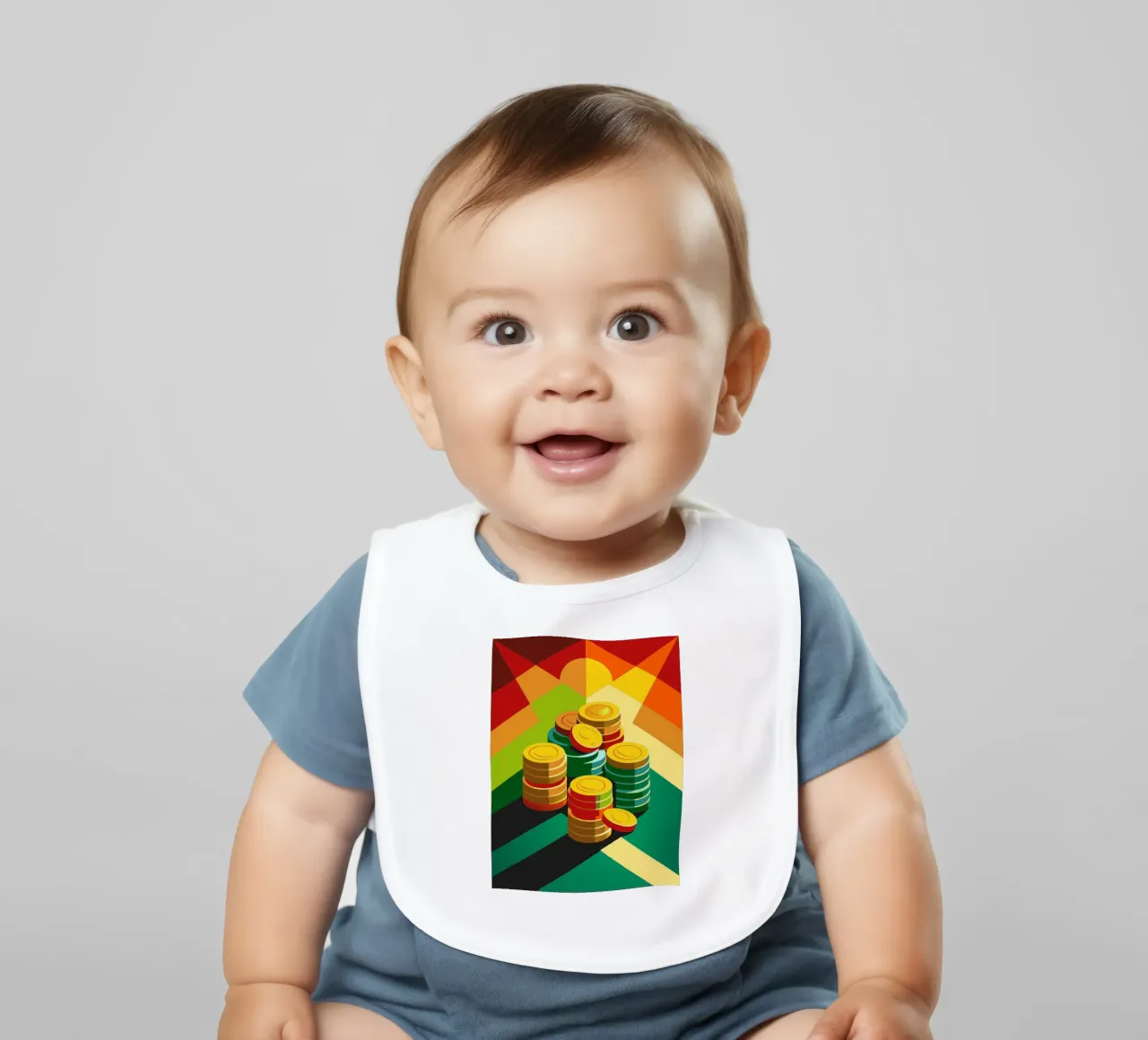 vettore di monete bavaglino da zaidza